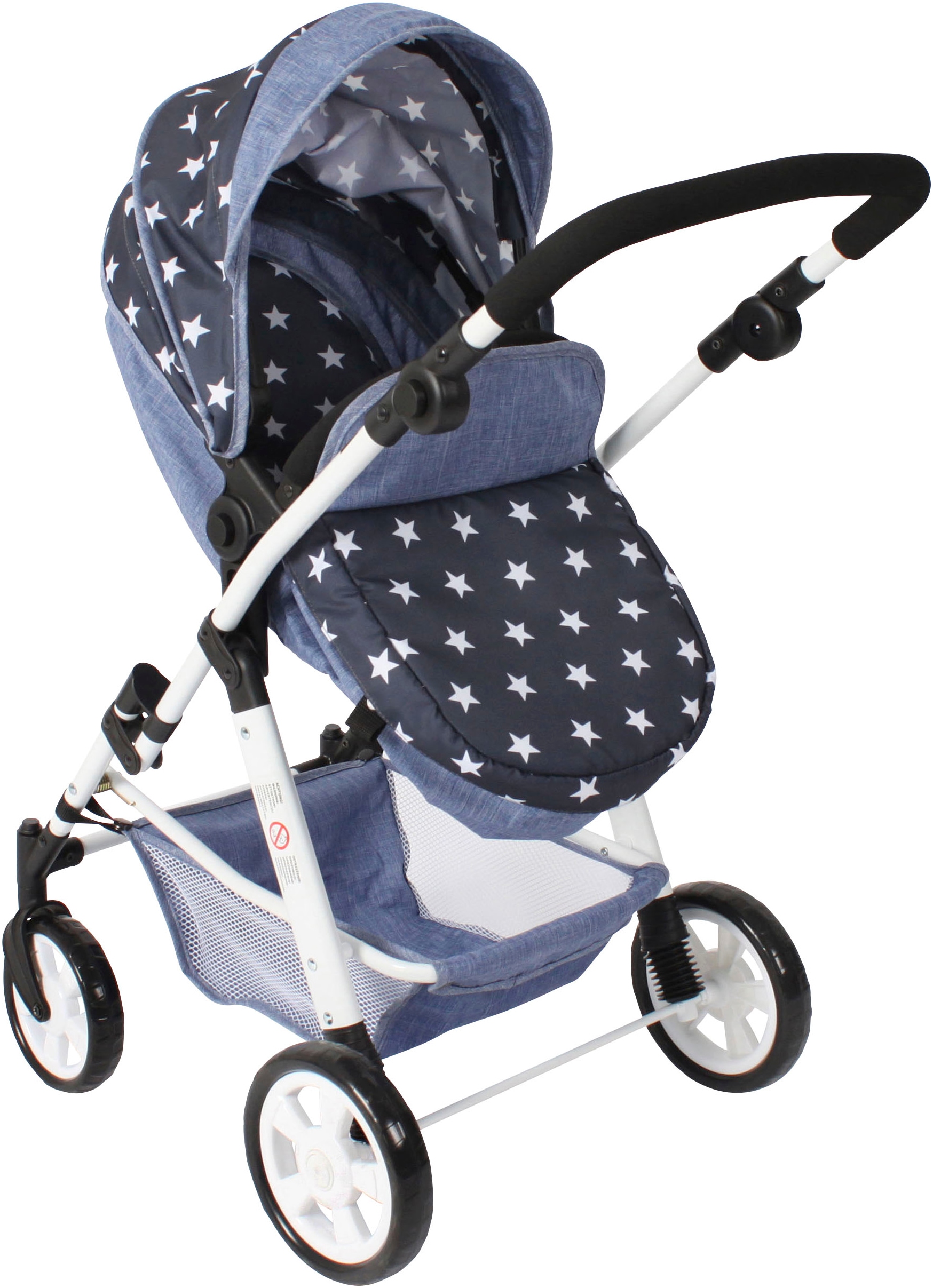 CHIC2000 Kombi-Puppenwagen »Nele, Sternchen« zusammenklappbar