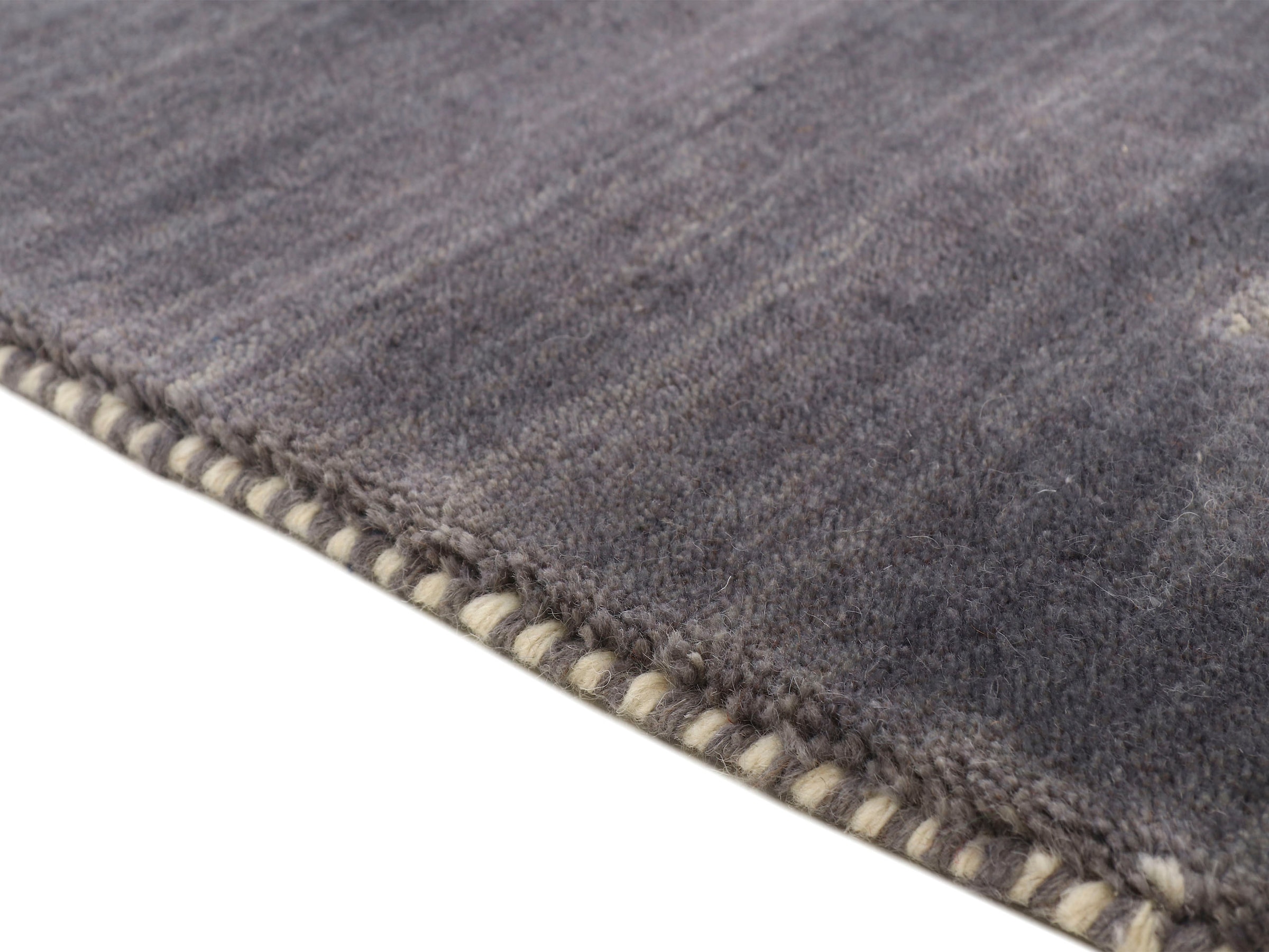 carpetfine Wollteppich »Gabbeh Uni, auch als Läufer erhältlich«, rechteckig, 15 mm Höhe, reine Wolle, handgewebt, Gabbeh Loom Tiermotiv, große Farbauswahl