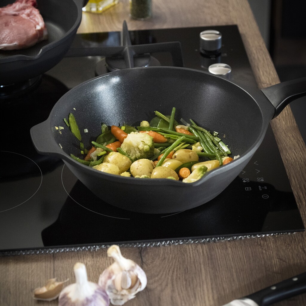 Tefal Wok »Robusto«, Aluminium, (1 tlg.)