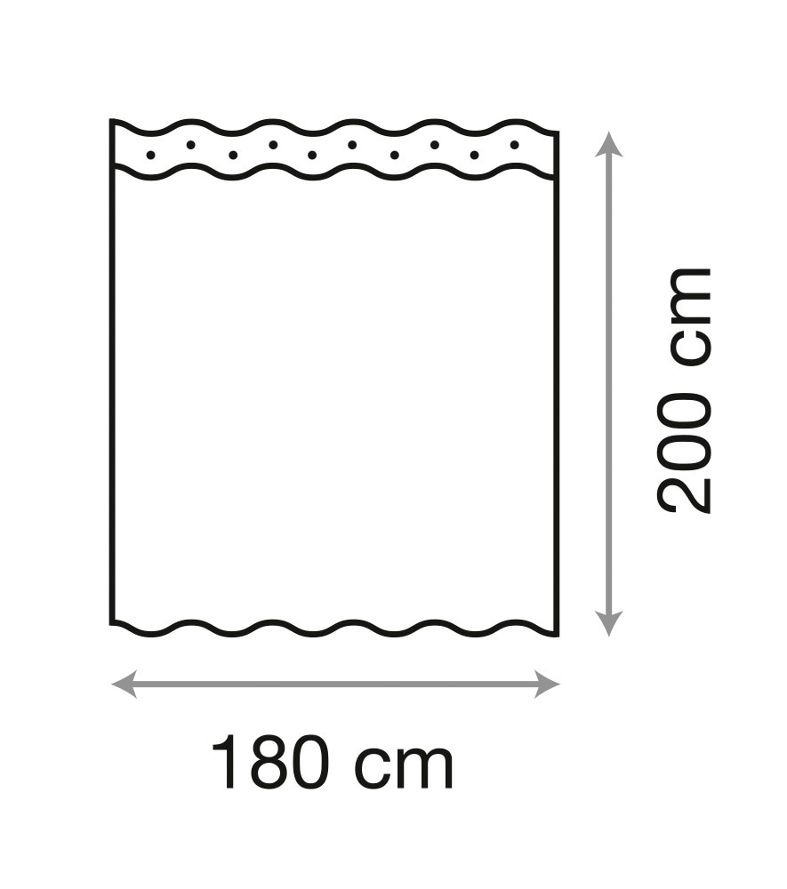 Sanilo Duschvorhang »Wellness«, Höhe 200 cm
