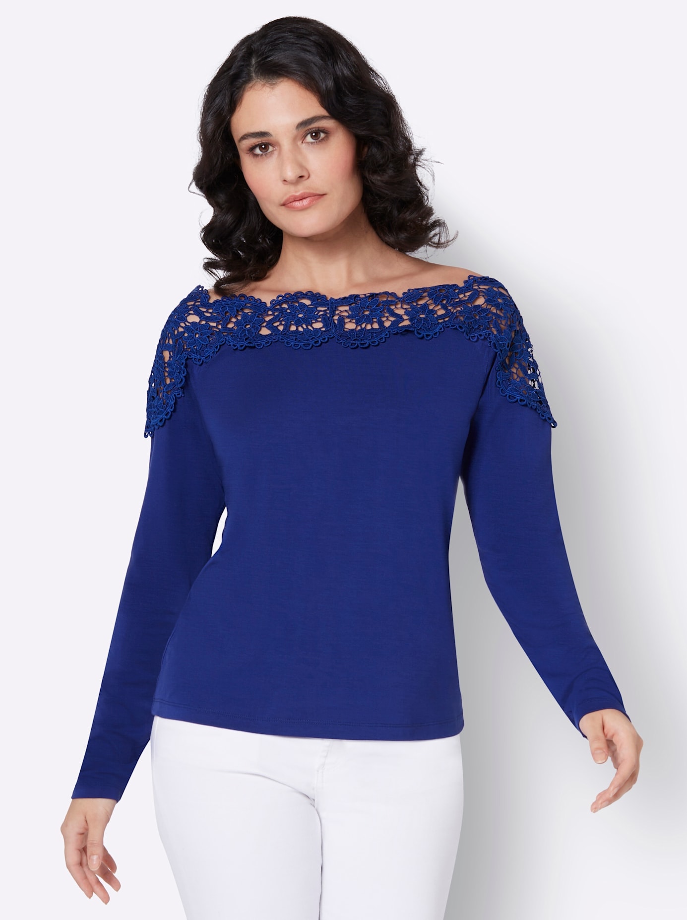 creation L Langarmshirt »Modal-Shirt«, (1 tlg.)