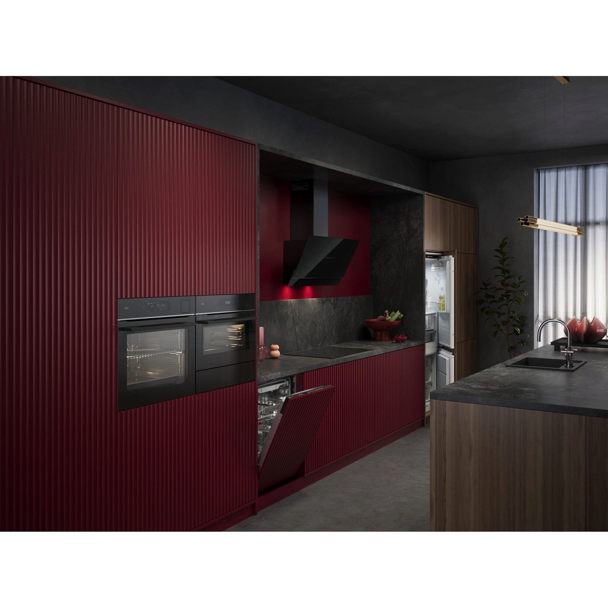 AEG vollintegrierbarer Geschirrspüler »GI9200X2TC« 8,4 l 14 tlg. Maßgedecke Leise Spülmaschine 38 dB kraftvoll gegen Eingebranntes EEK A-10 %