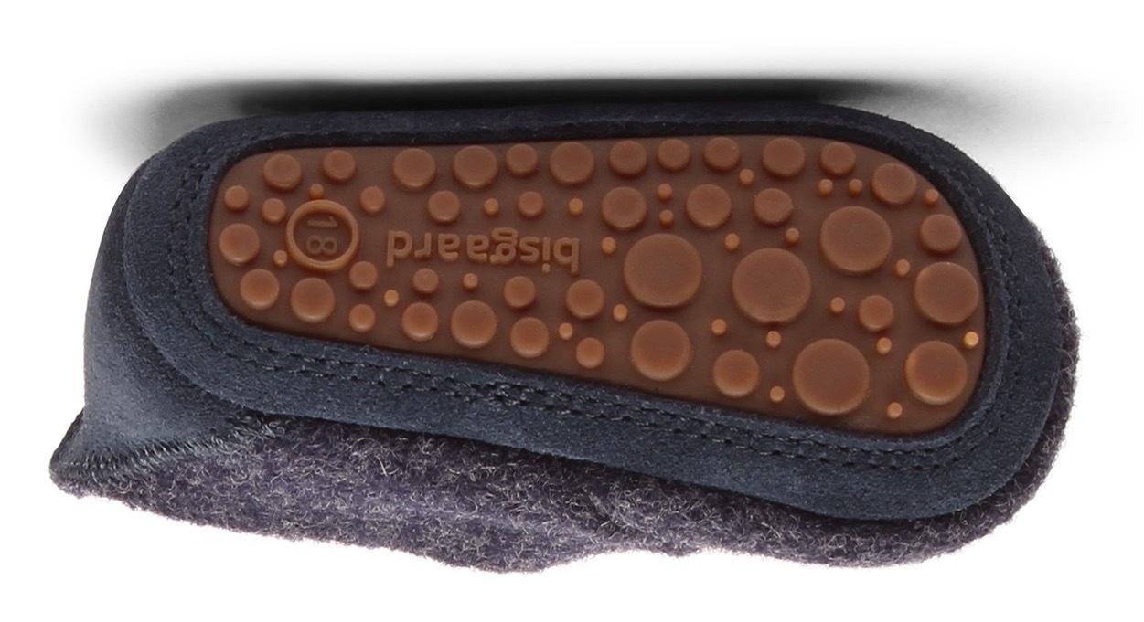 Bisgaard Hausschuh »Bisgaard Baby Wool«, Wagenschuh, Babyschuh, Schlupfschuh mit Klettverschluss