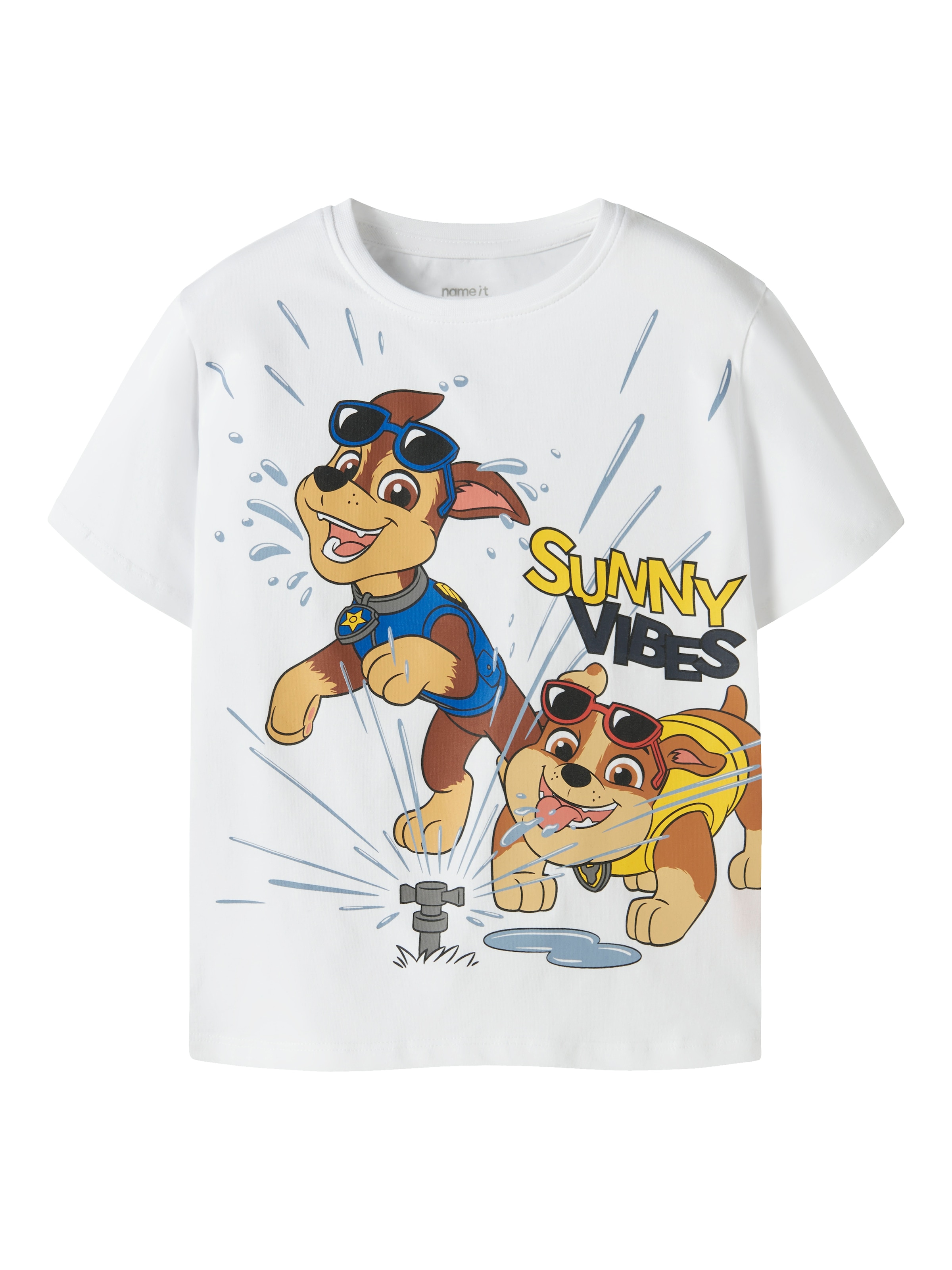 Name It T-Shirt »NMMMACAS PAW SS NREG TOP CPLG« Baumwollmischung, regular fit