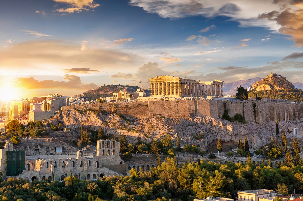 Papermoon Fototapete »Griechenland Akropolis in Athen«