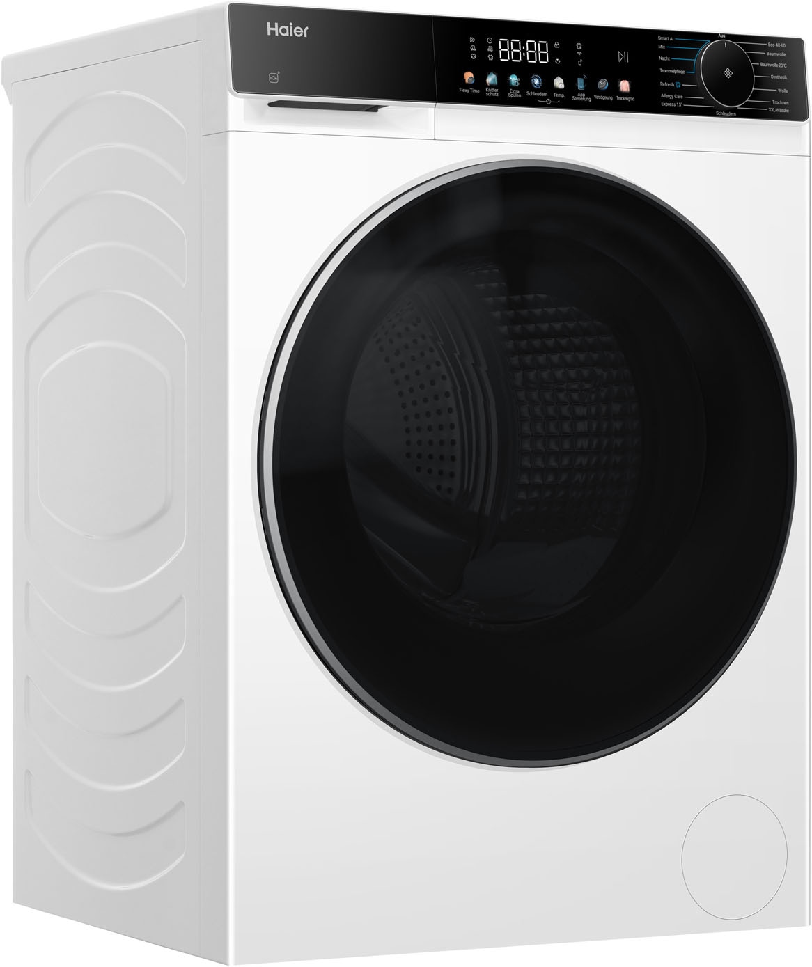 Haier HWD100-BP14657U1 Waschtrockner Freistehend Frontlader Weiß
