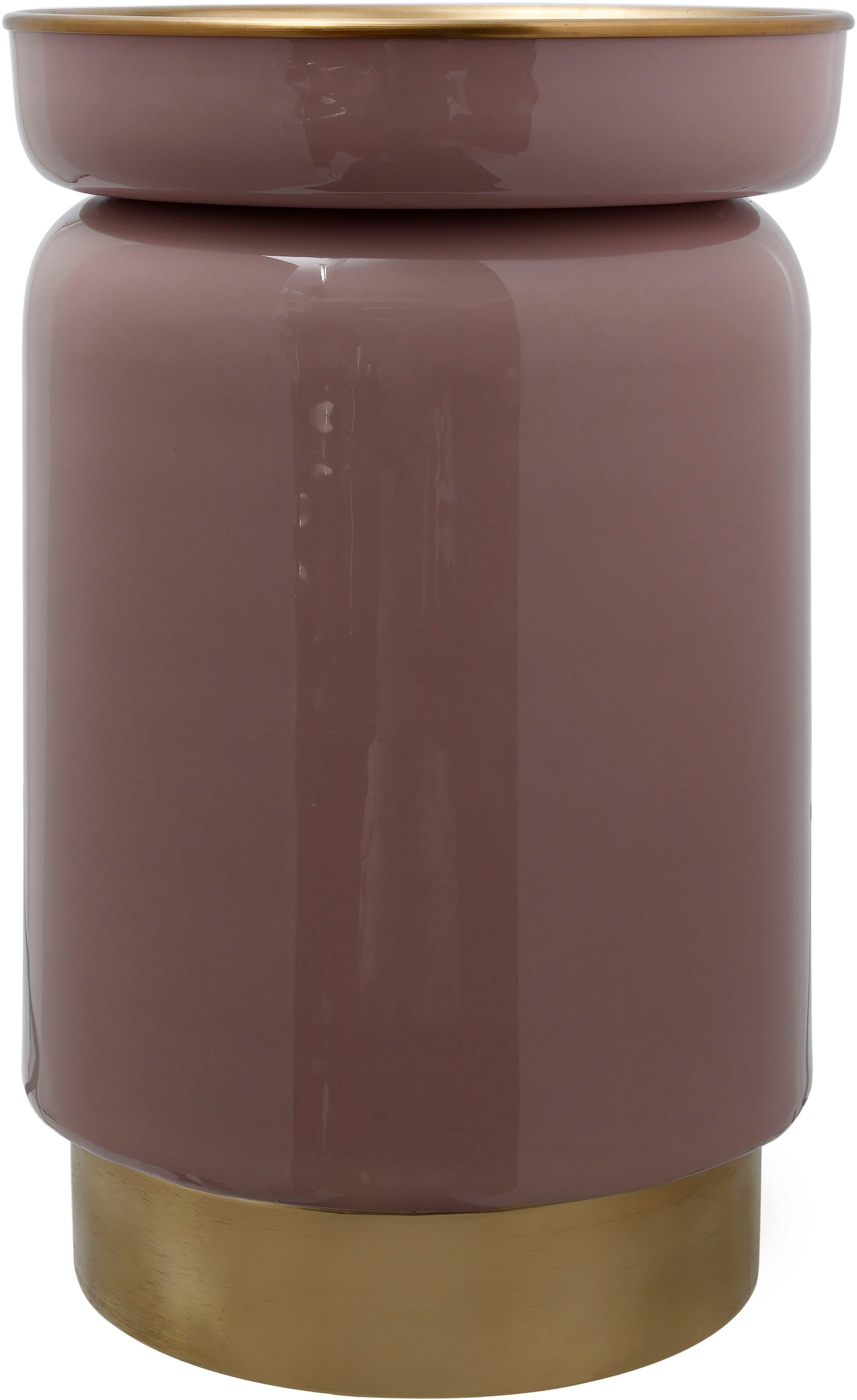 Kayoom Beistelltisch »Art Deco 175, Abstelltisch aus Metall,funktional und stabil« 1 Stk. tlg. Stilvoll, glanzvolle Lackierung, Tischplatte in Tablettform