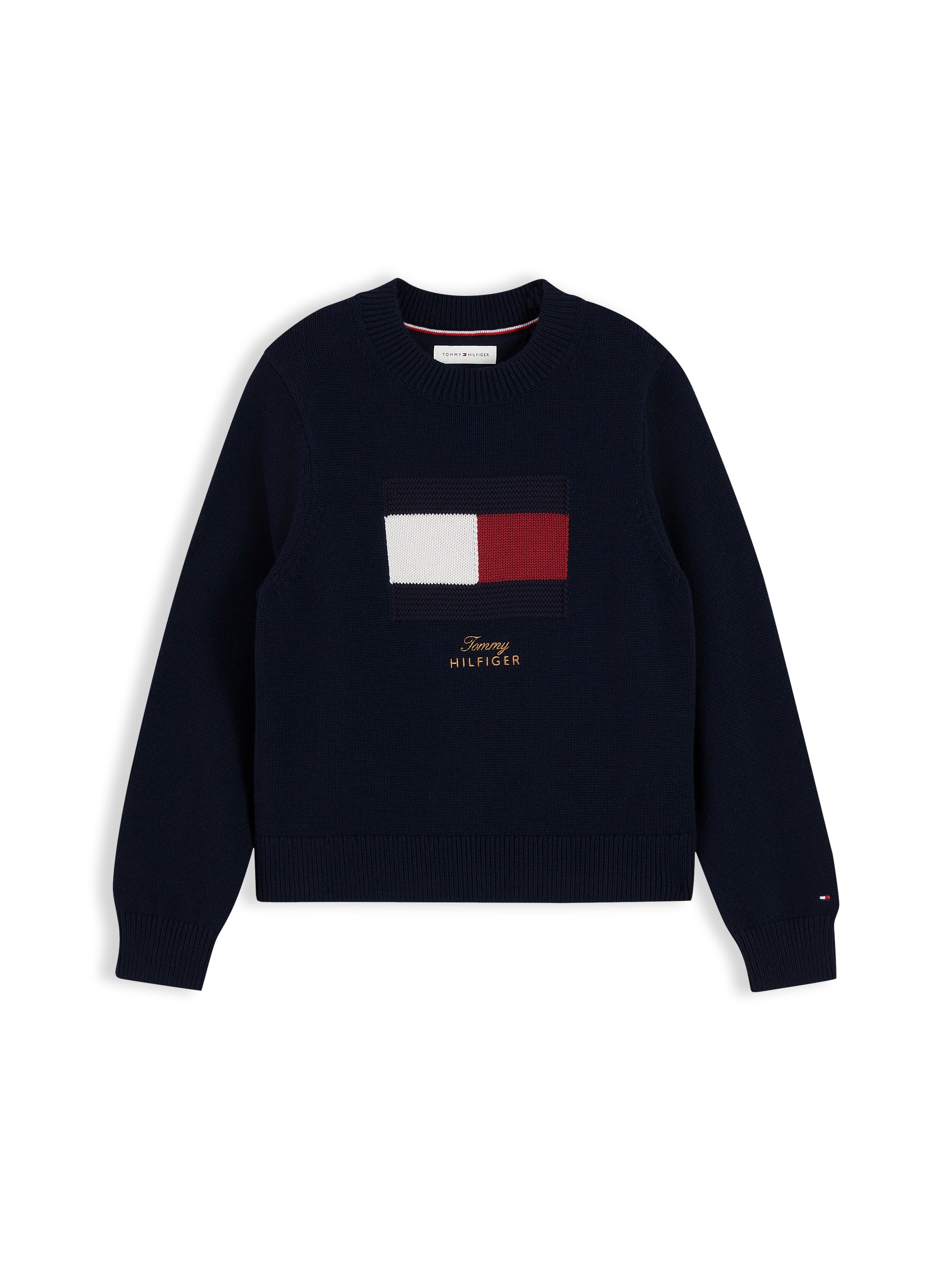 Tommy Hilfiger Strickpullover mit Wolle, Regular Fit, Kinder bis 16 Jahre