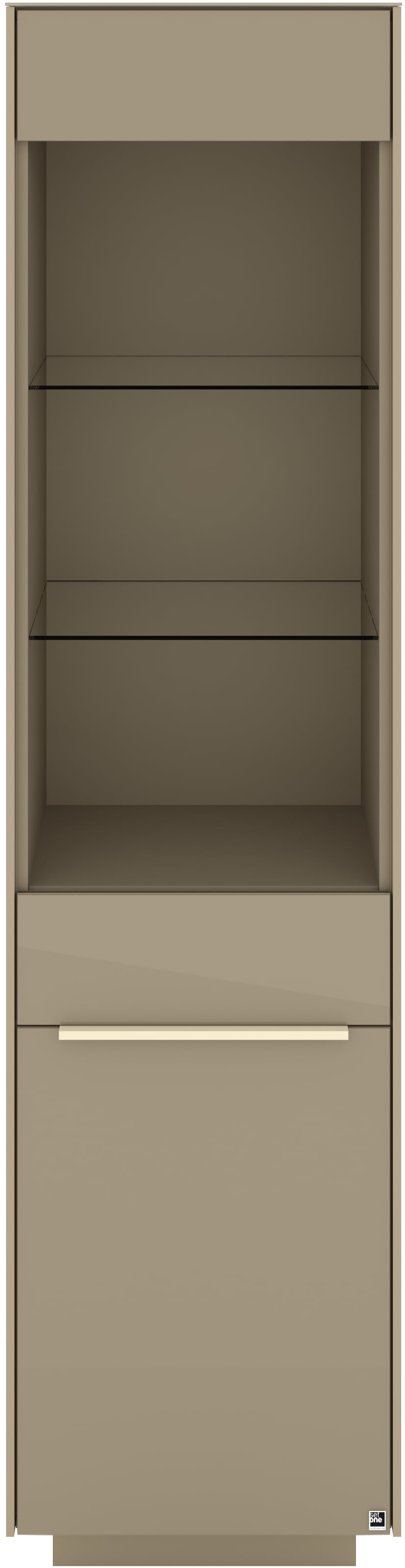 set one by Musterring Standvitrine »Reno« 1 Stk. tlg. Mit Sockel in diversen Farben, 193 cm Höhe & Farbauswahl