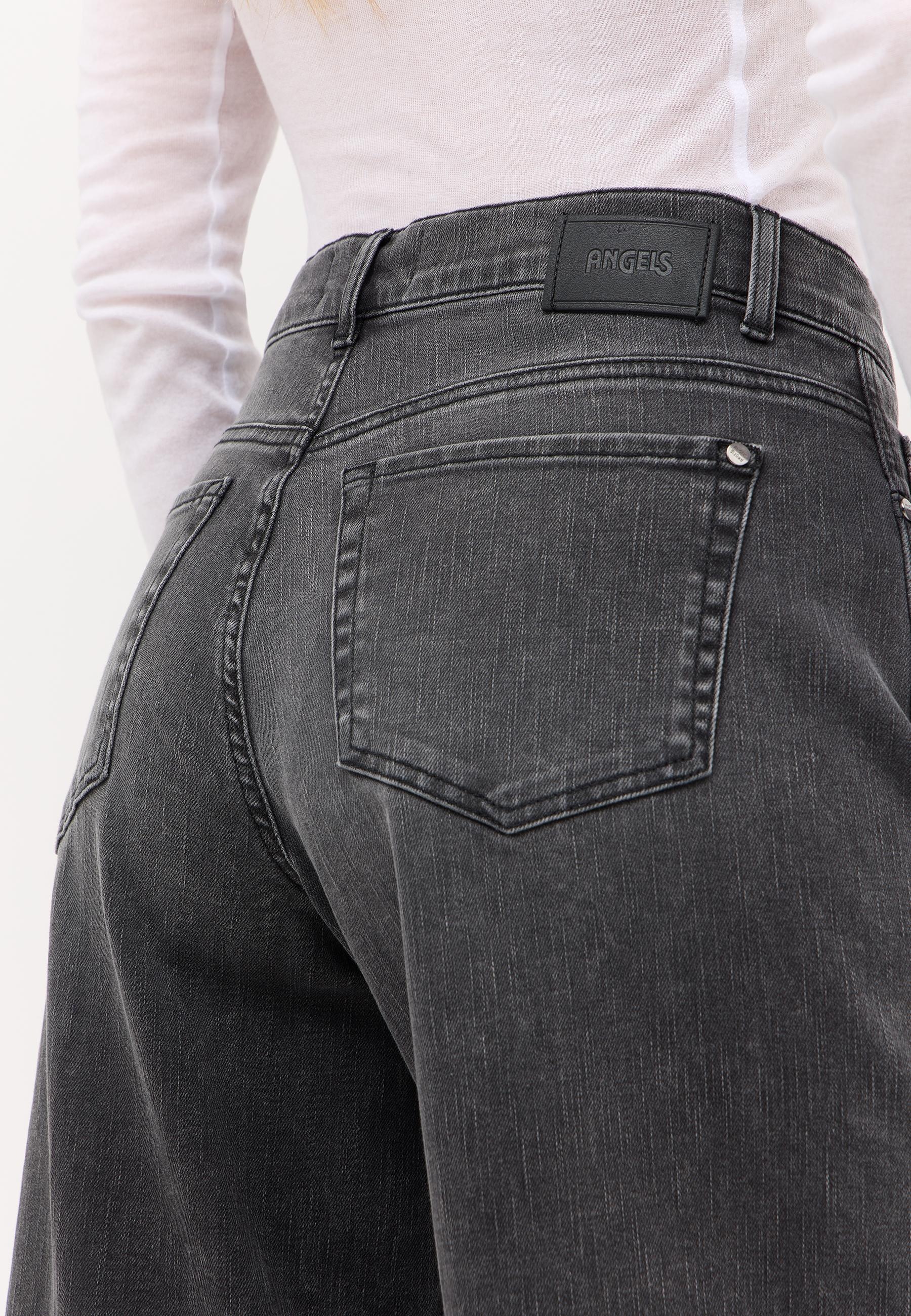 ANGELS Schlagjeans »LIVA EDGY« mit extraweitem Bein und Teilungsnaht