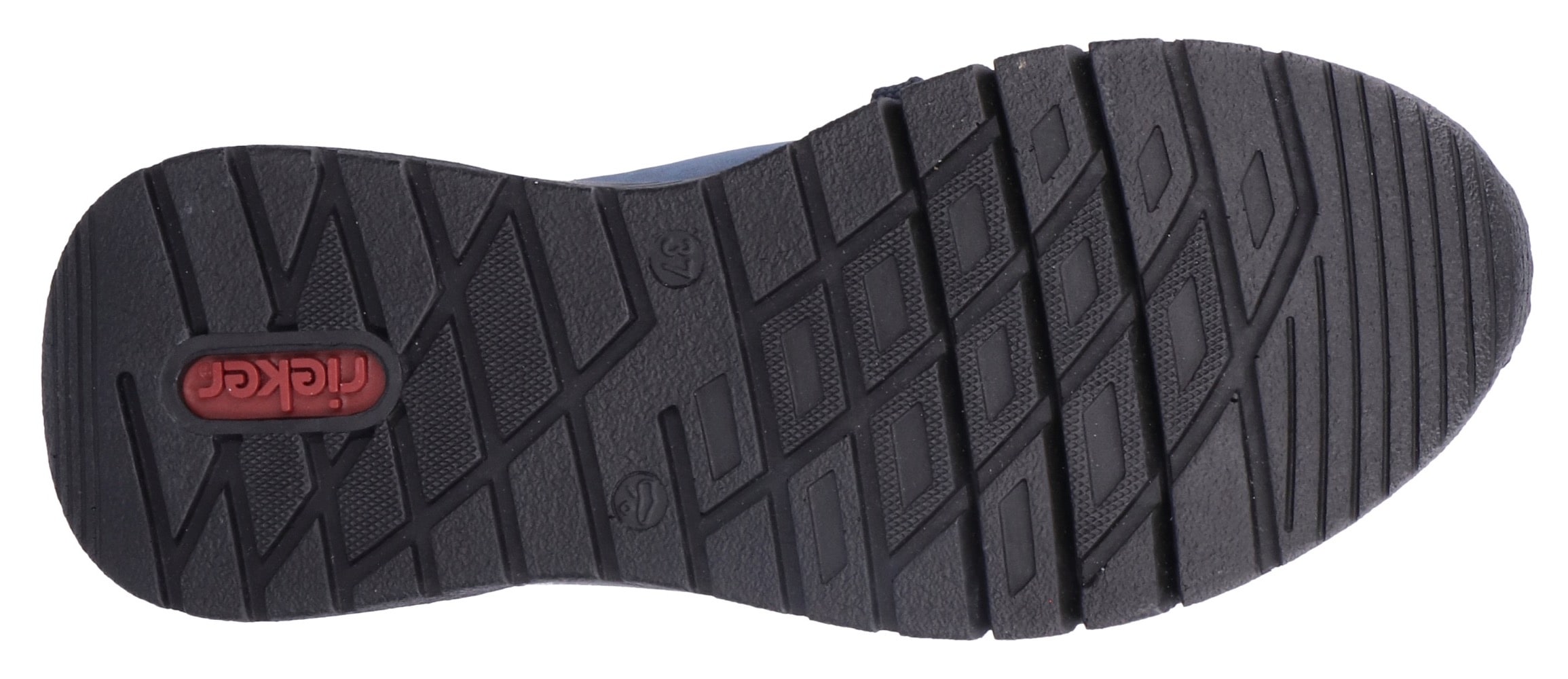 Rieker Slip-On Sneaker, Schlupfschuh, Halbschuh, Freizeitsneaker, weiche MemoSoft-Innensohle