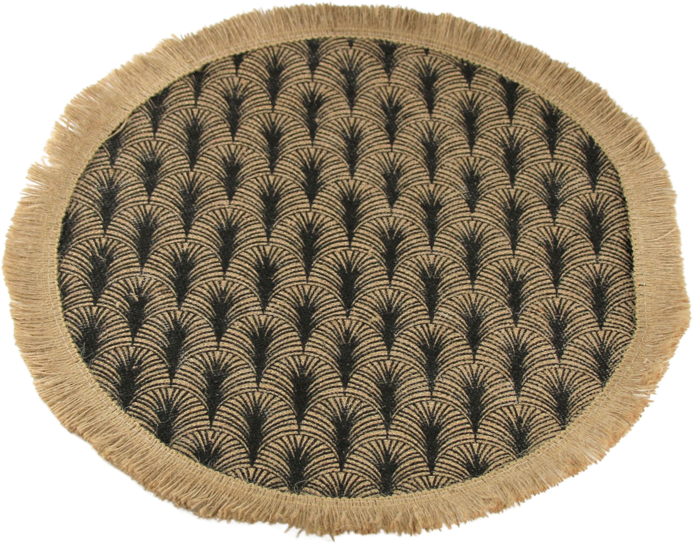 Platzset »Tischset«, (Set, 6 St.), aus Jute, Ø 38 cm