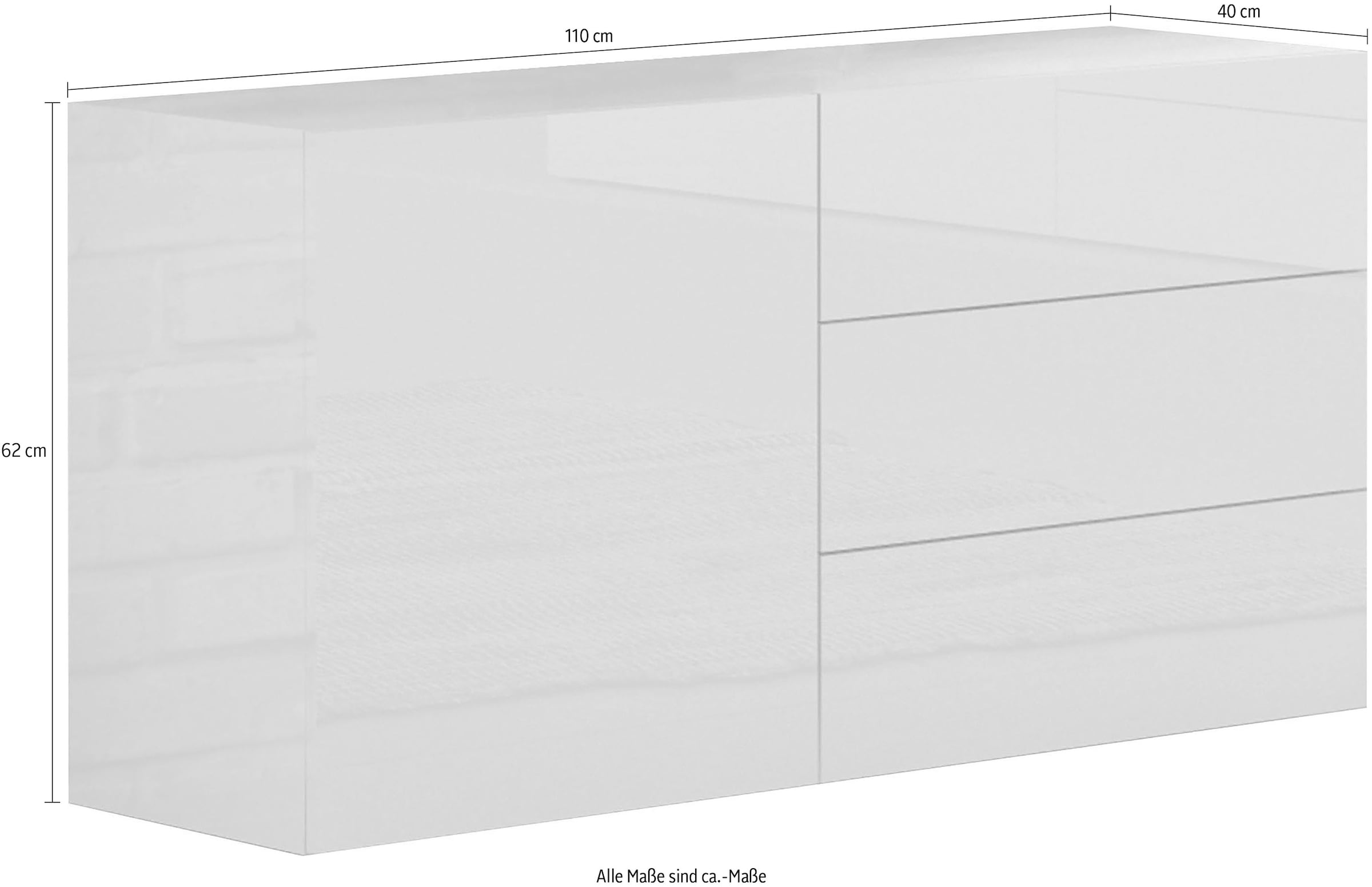 INOSIGN Sideboard »Metis«, Breite 110 cm