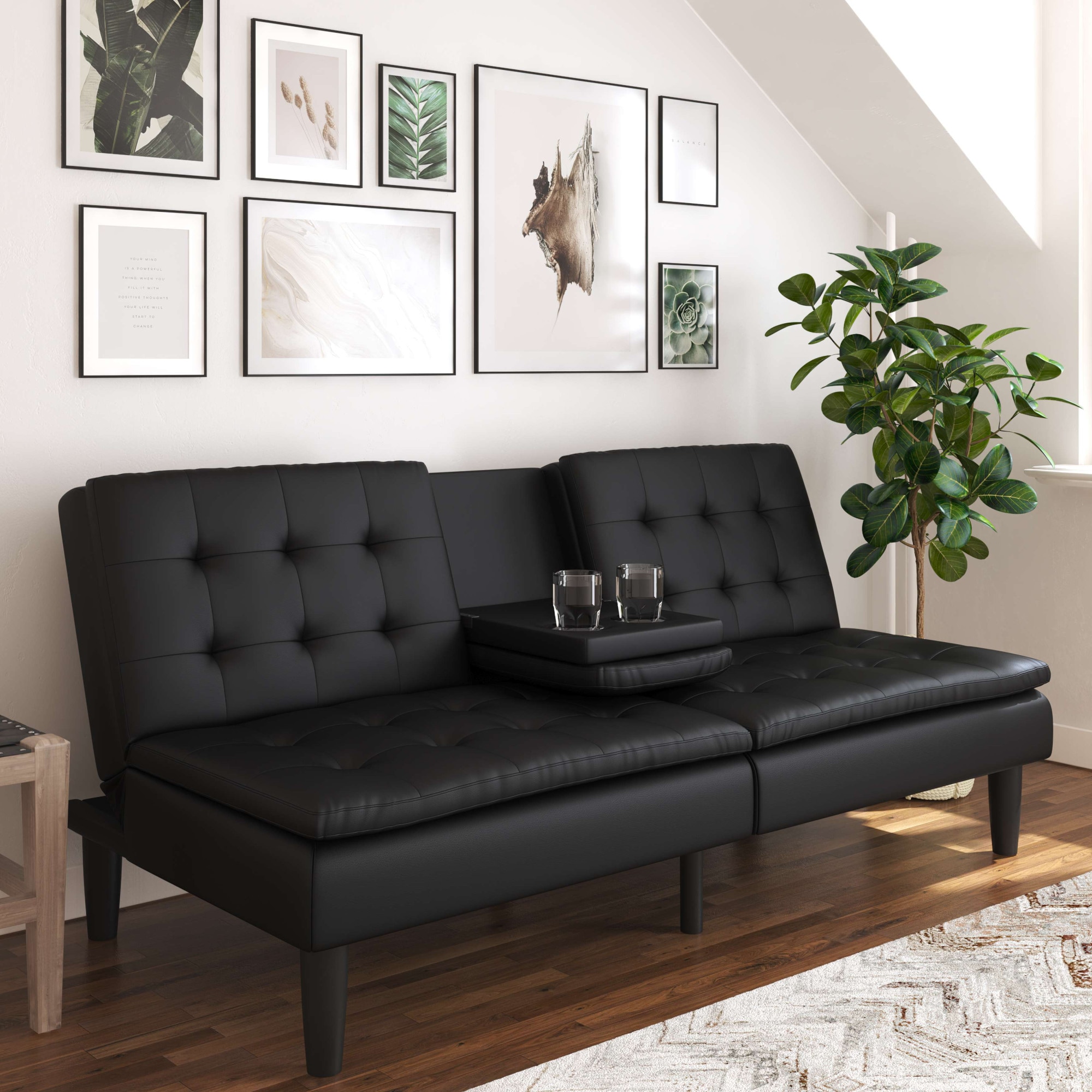 Dorel Home Schlafsofa »MAINE, Kinosofa mit Relax- und Bettfunktion,«, mit 2 Getränkehaltern