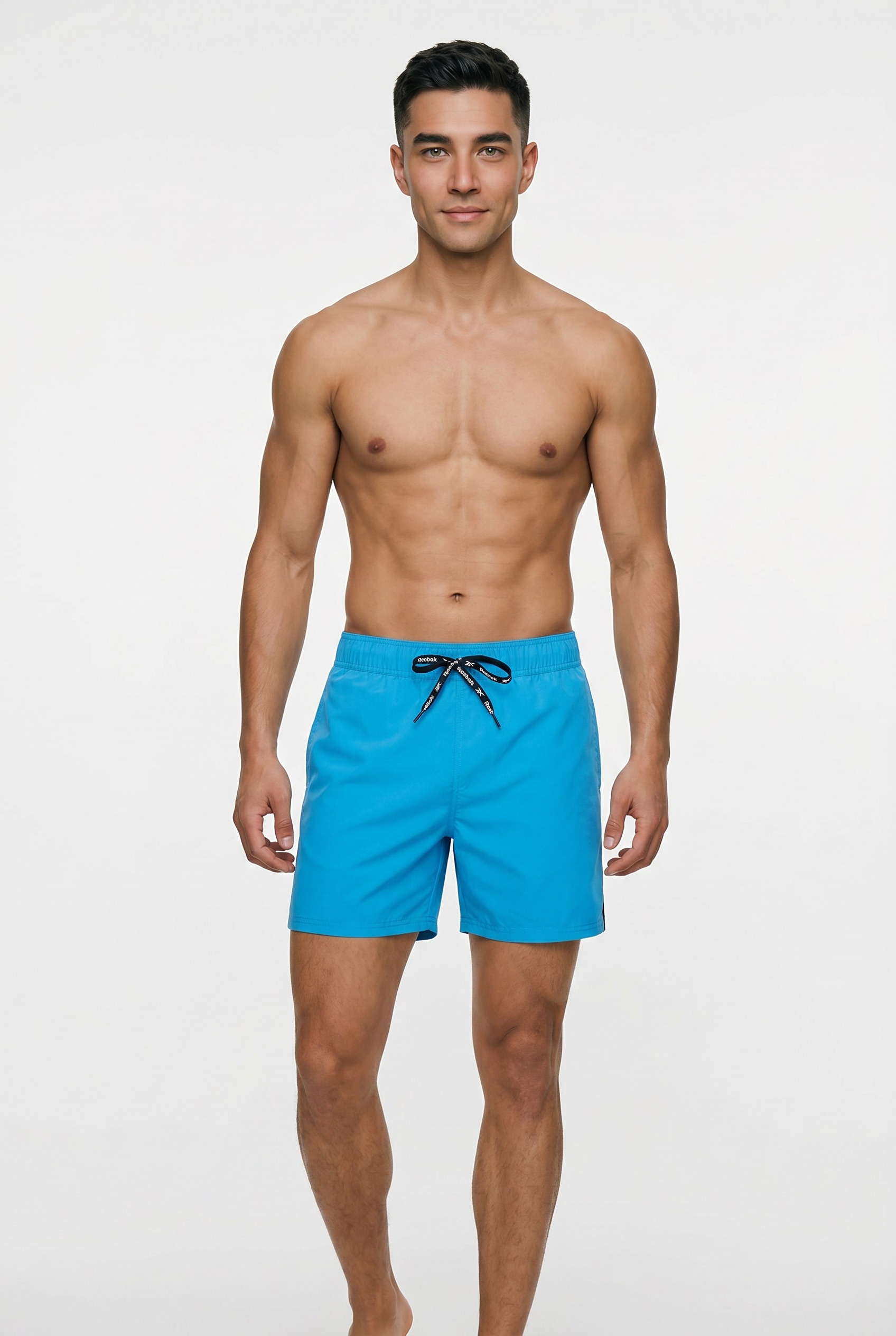 Reebok Badeshorts »Clayton« 1 Stk. mit Kordelzug und elastischem Bund, mit Logo, schnell trocknend, basic
