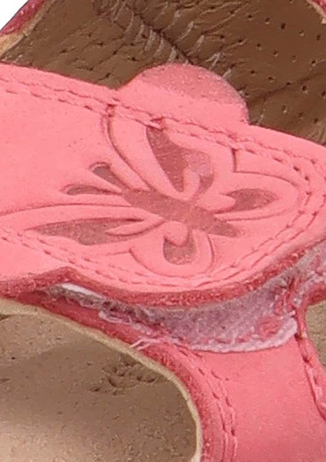 Superfit Sandale »LAGOON WMS: mittel«, Sandalette mit Klett und Lederfutter, Größenschablone zum Download