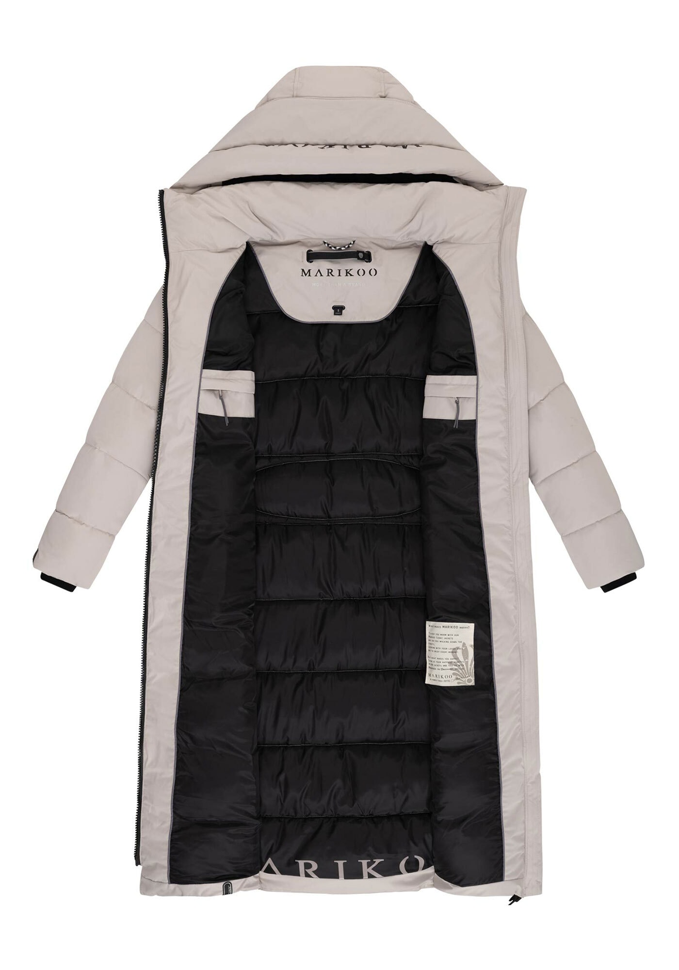 Marikoo Winterjacke »Marikoo Nadeshikoo XVI Damen lange Winter Steppjacke B985«