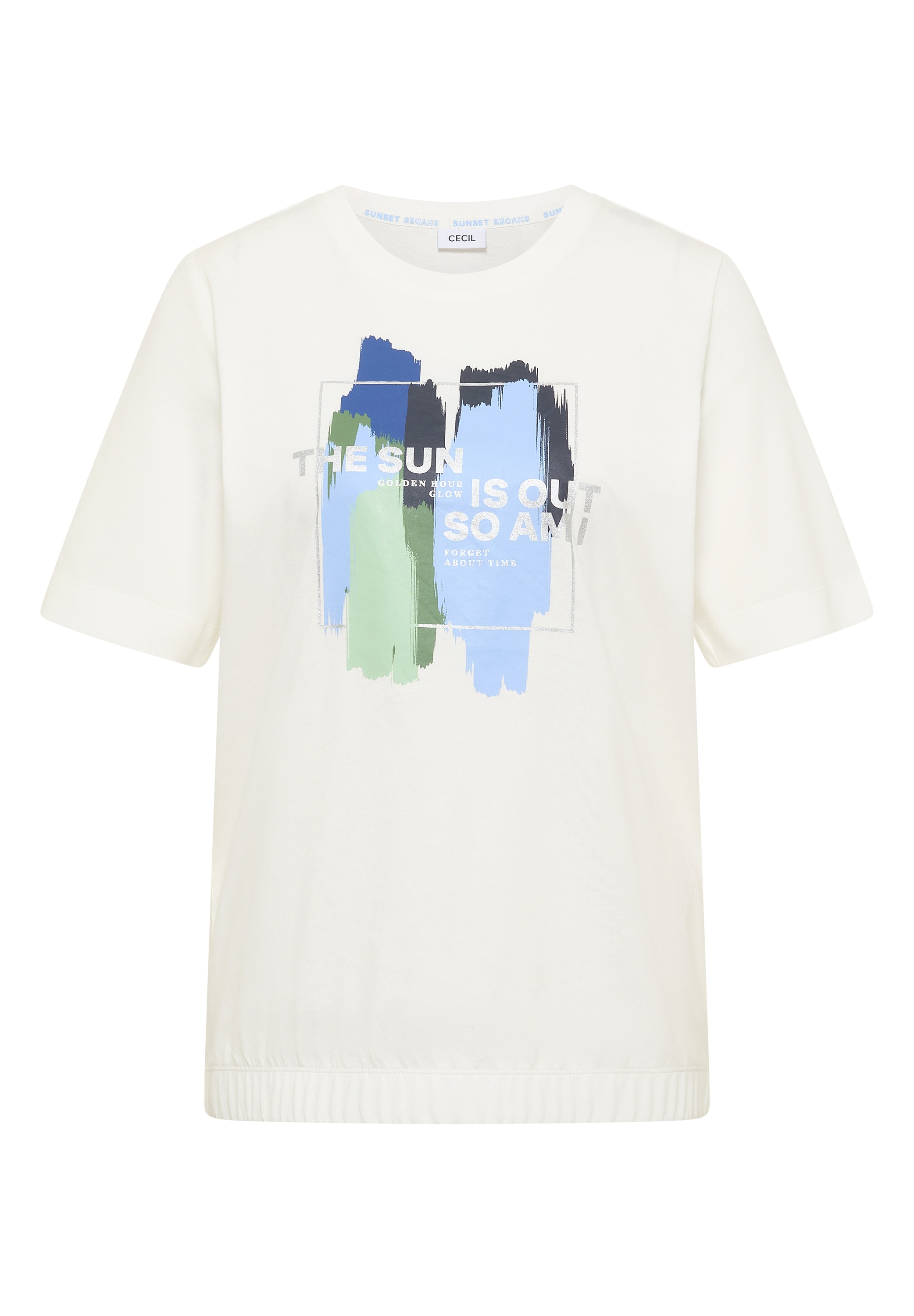 Cecil Kurzarmshirt Sommershirt mit Print