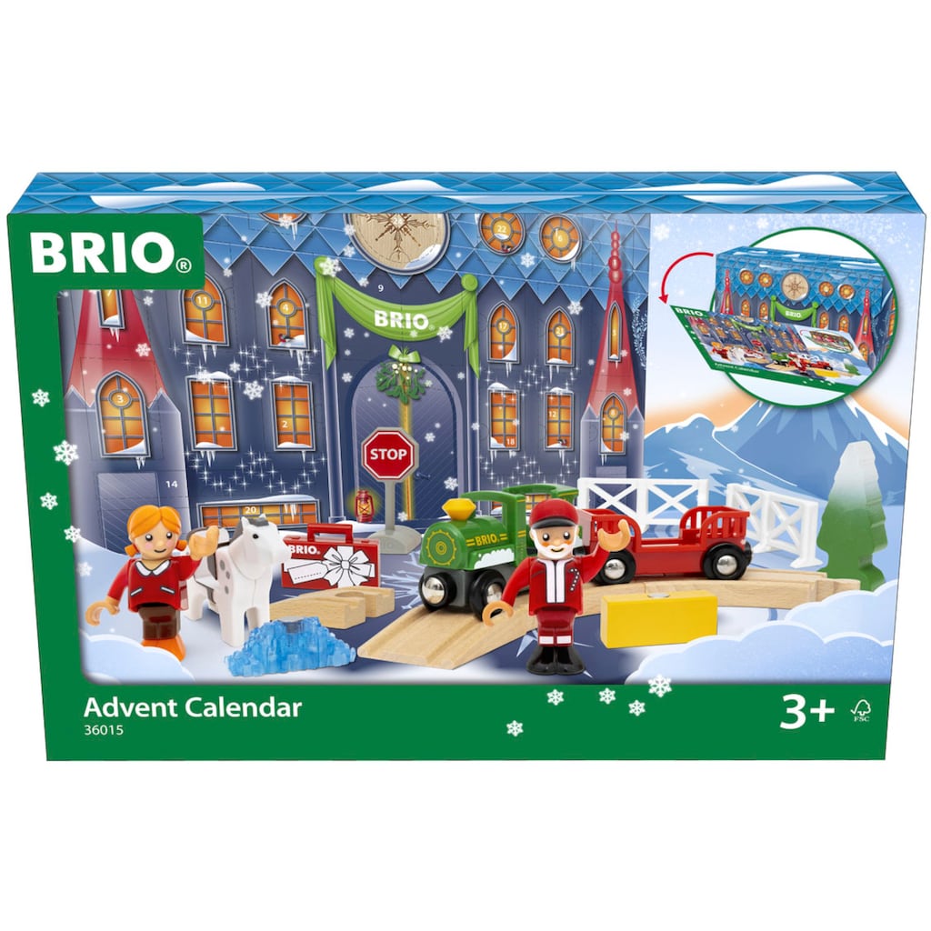 BRIO® Spielzeug-Adventskalender »HolzBRIO 2023«, ab 3 Jahren
