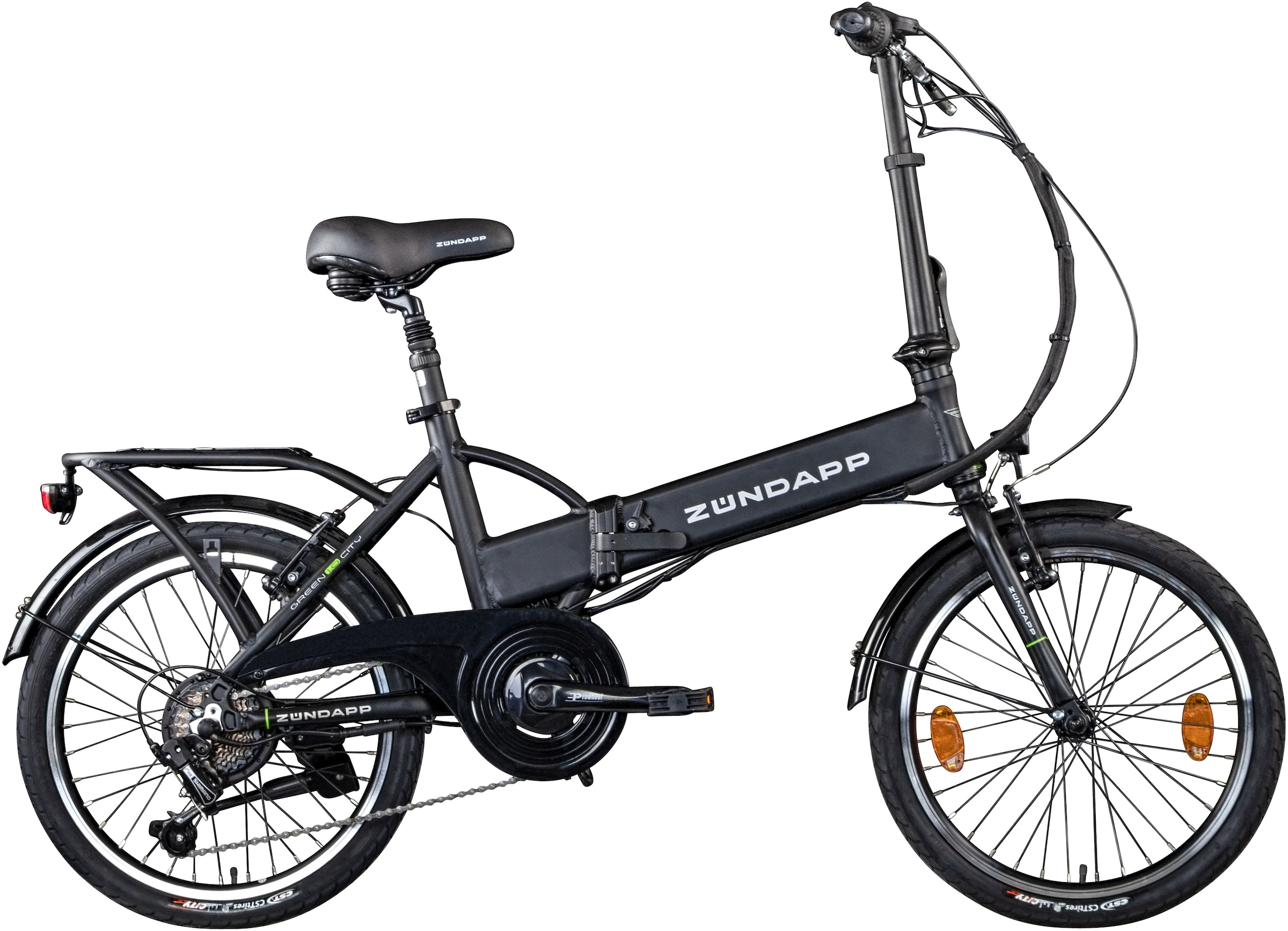 Zündapp E-Bike »Z101«, 6 Gang, Shimano, Tourney RD-TY300, Heckmotor 250 W, Pedelec, Elektrofahrrad für Damen u. Herren