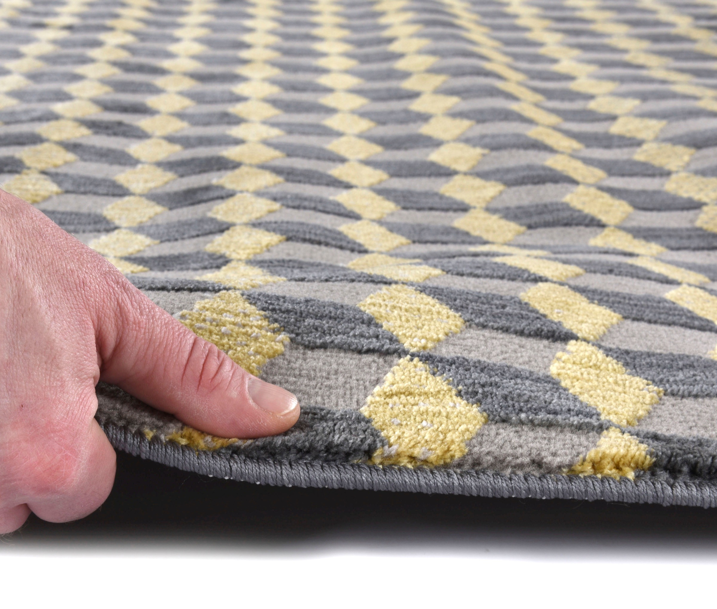 Gino Falcone Teppich »Fabiana 28«, rechteckig, 9 mm Höhe, modernes geometrisches 3D-Design, ideal im Wohnzimmer & Schlafzimmer