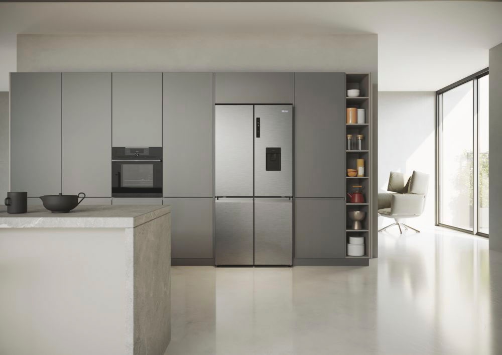 Haier Multi Door CUBE 90 SERIES 5 »HCR5919EHMP«, 190 cm hoch, 91 cm breit, Nutzinhalt: 525 Liter, Wasserdispenser