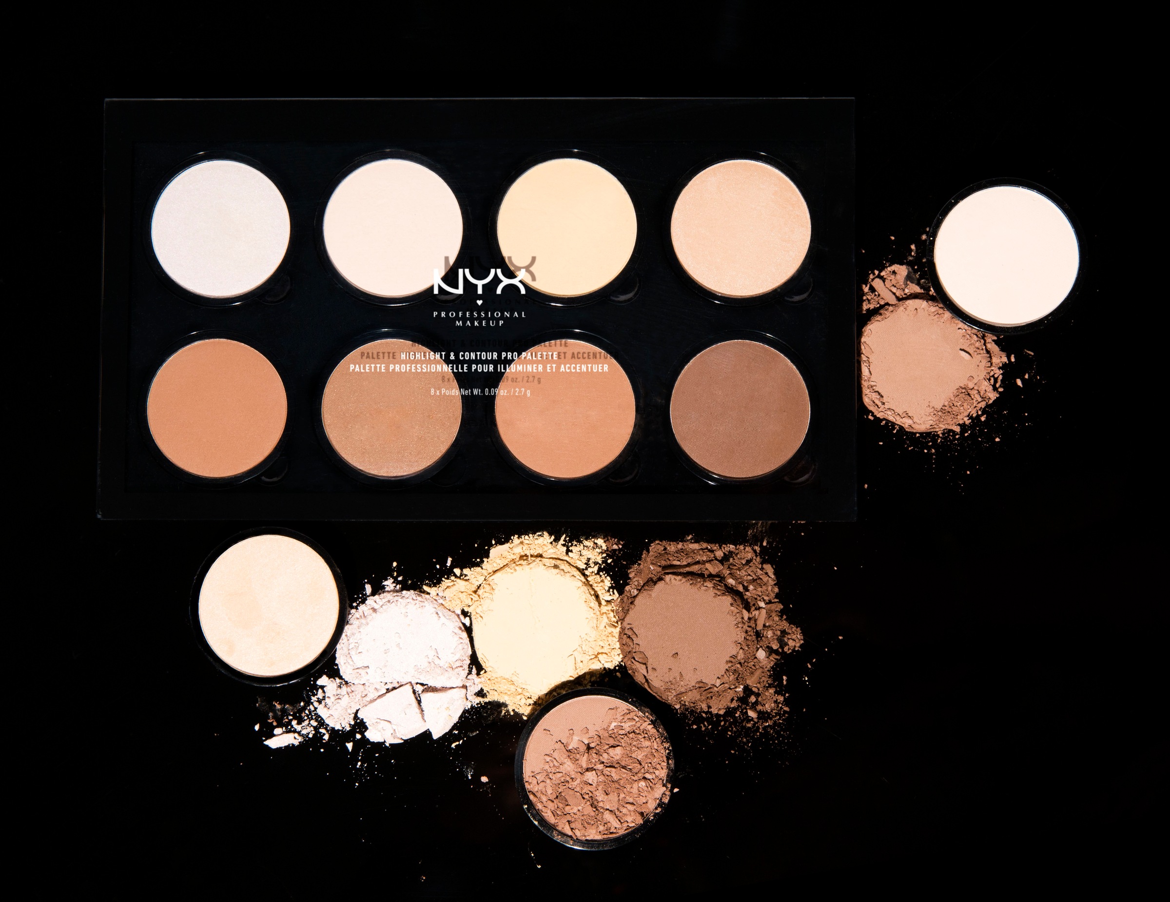 NYX Highlighter »NYX Professional Makeup Highlight & Contour Pro Palette«