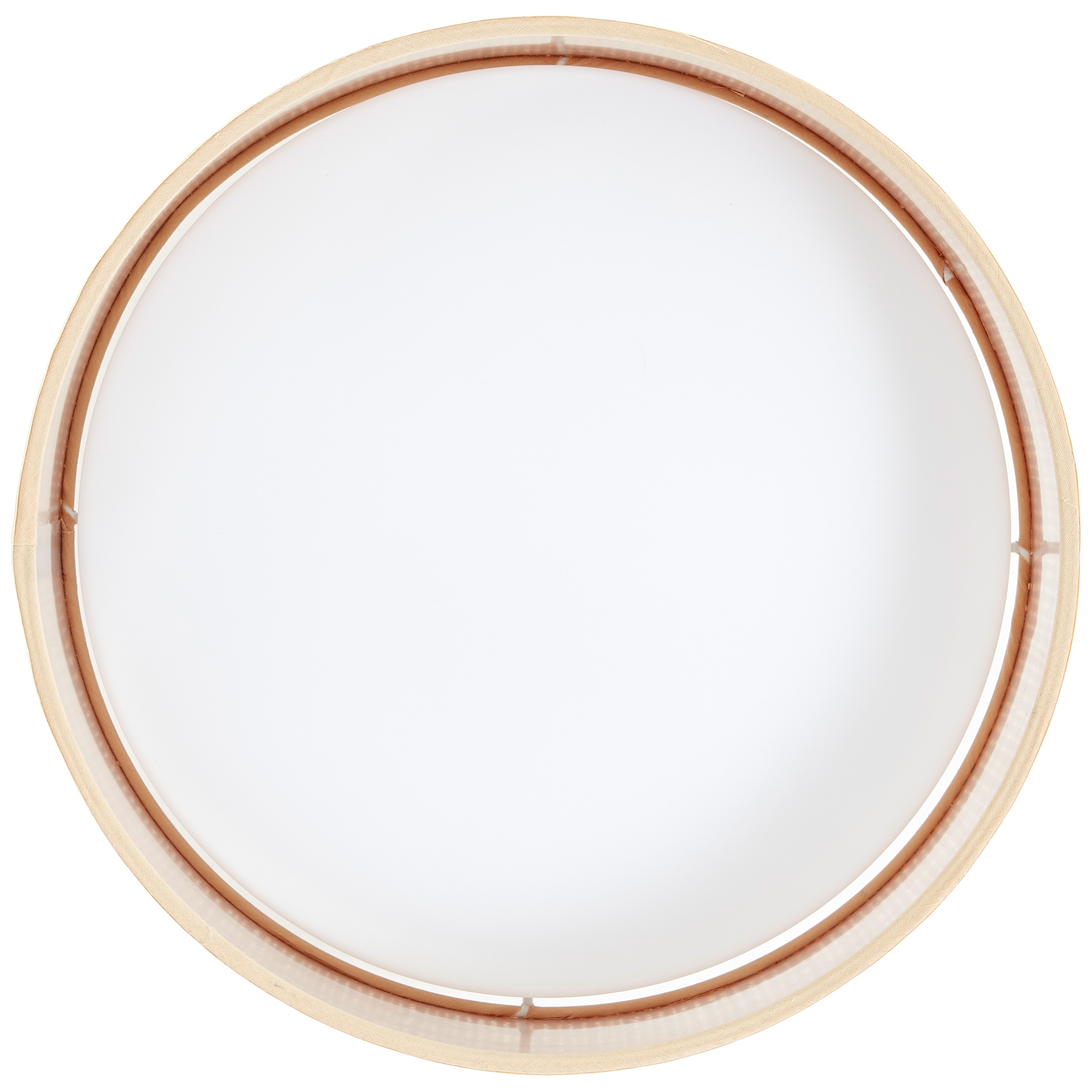 Brilliant LED Deckenleuchte »Zoe«, CCT über Wandschalter, 3100 lm, Ø 28 cm, Raffia, natur/weiß