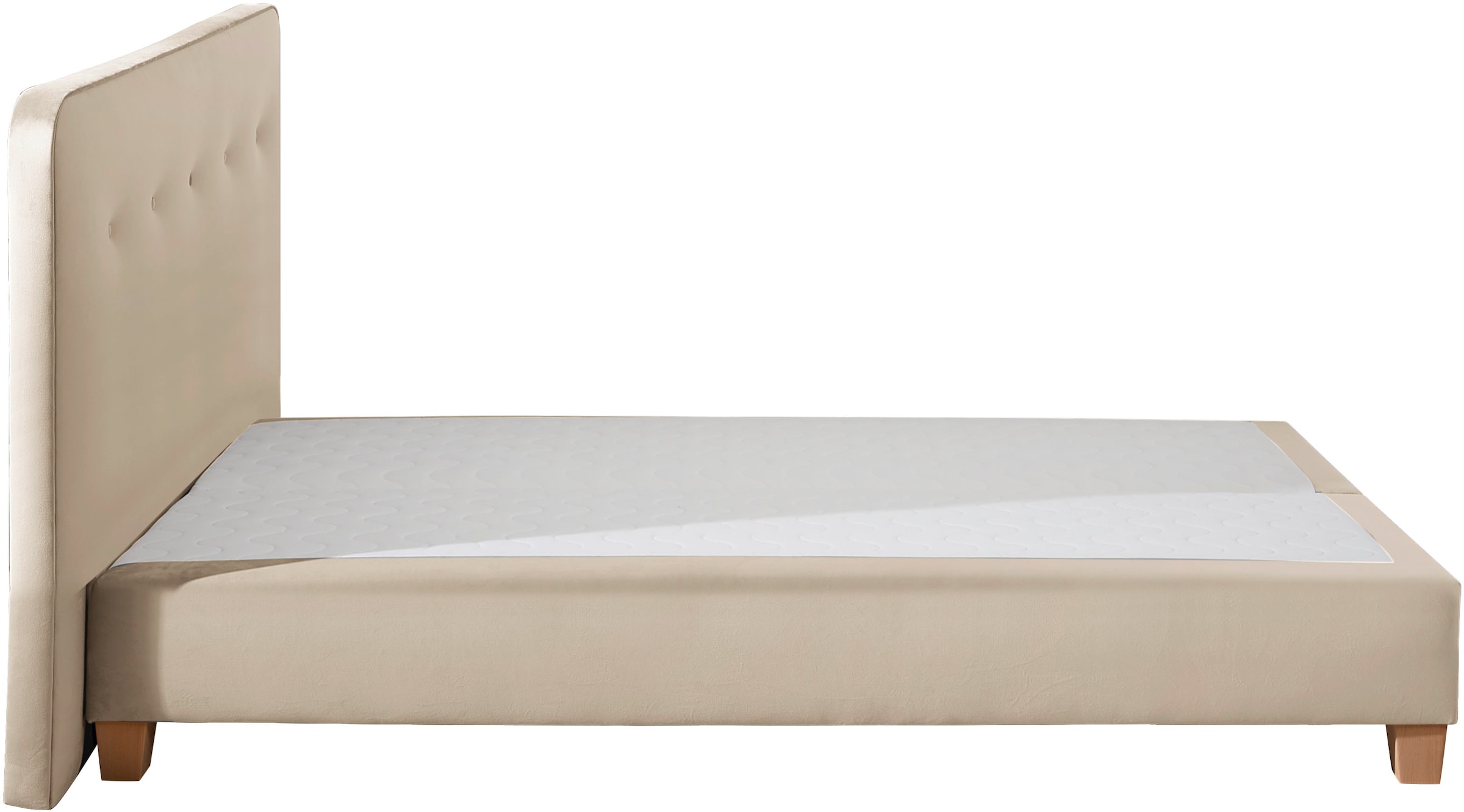 Home affaire Boxspringbett »Fargo«, in Überlänge 220 cm, mit Topper, 3 Ausführungen, 4, Breiten