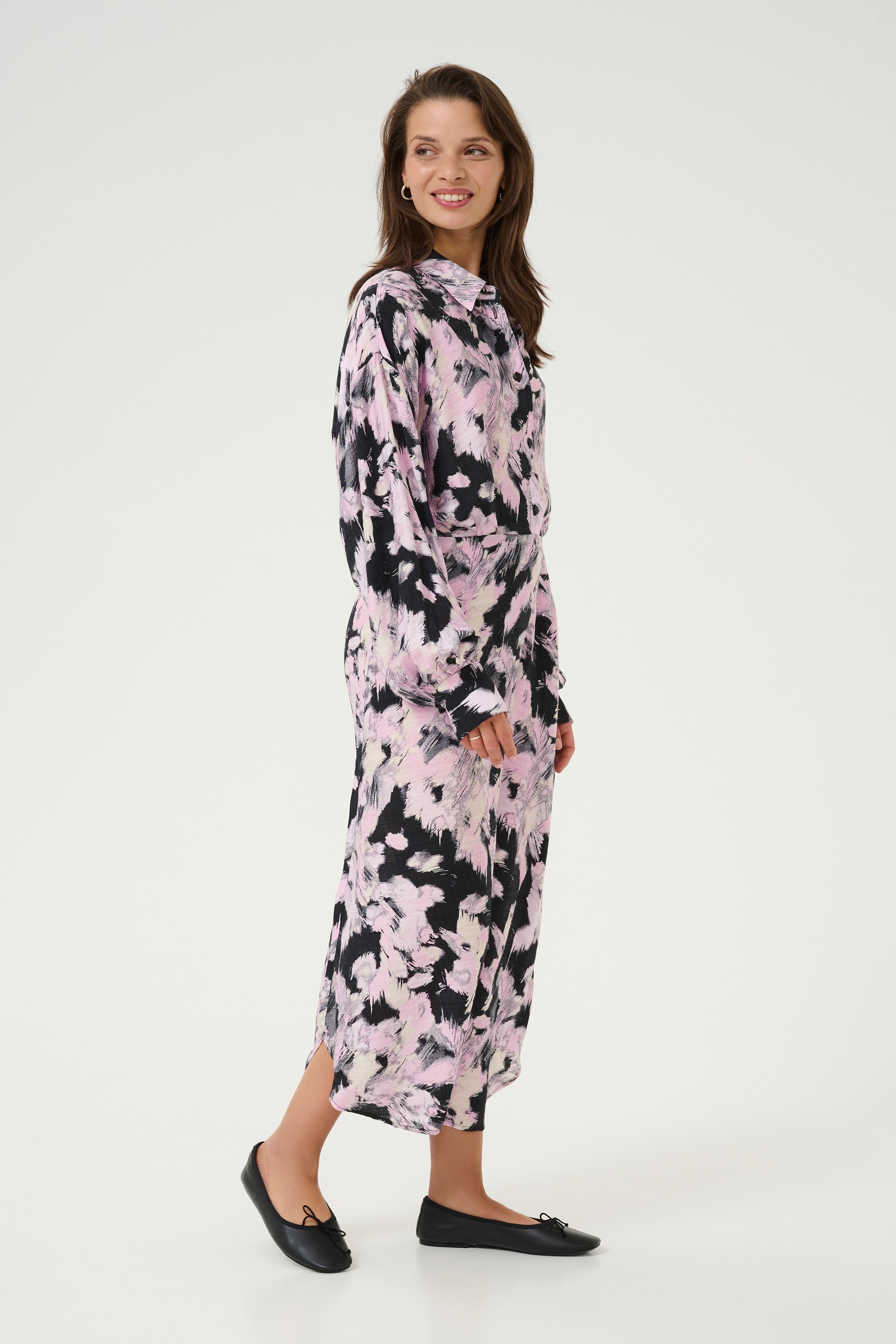 KAFFE Midikleid »Damen Kleid KAvictoria«