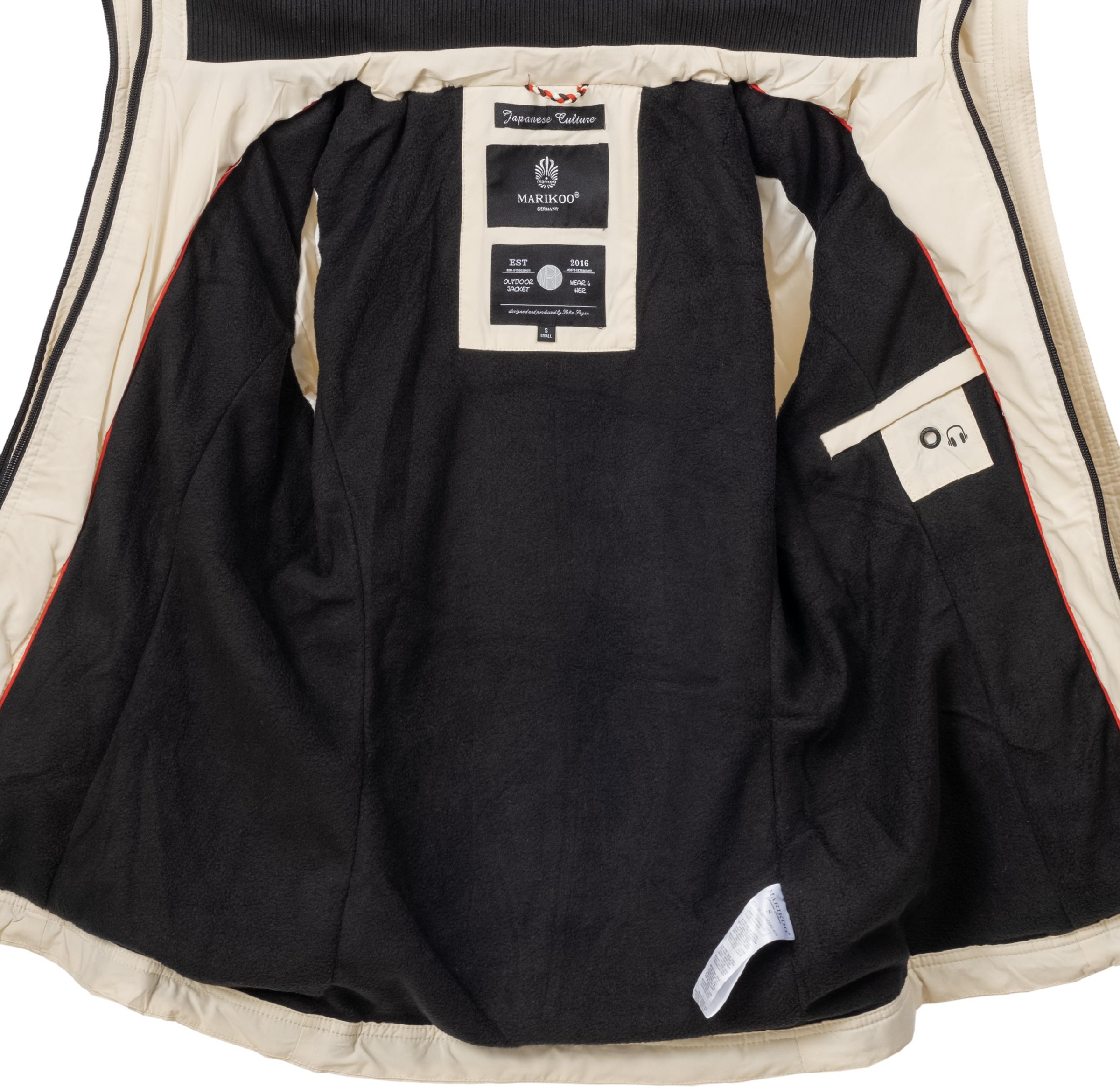 Marikoo Outdoorjacke »Übergangsjacke Erdbeere«