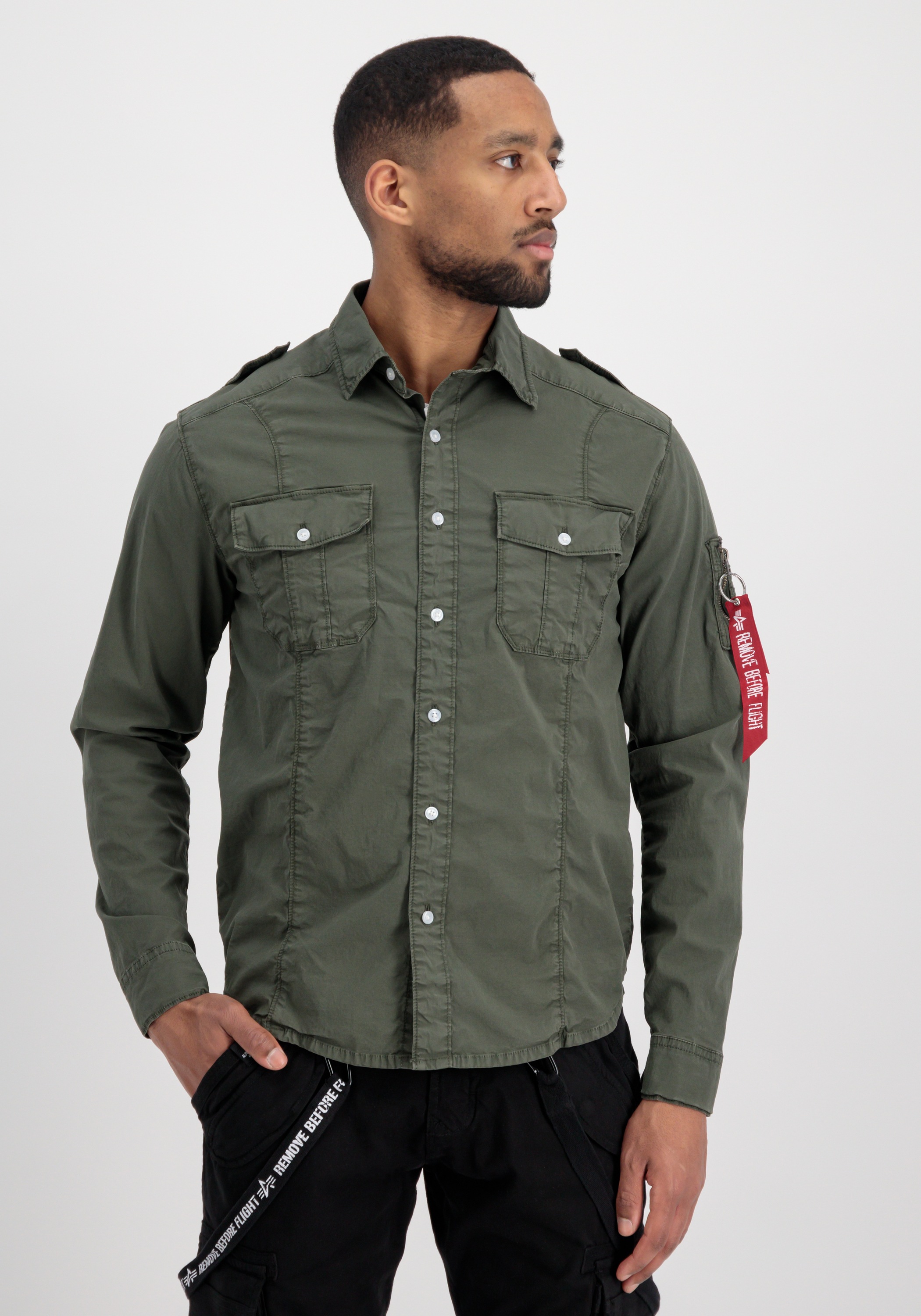 Alpha Industries T-Shirt »Alpha Industries Men - Shirts Basic Shirt Slim«
