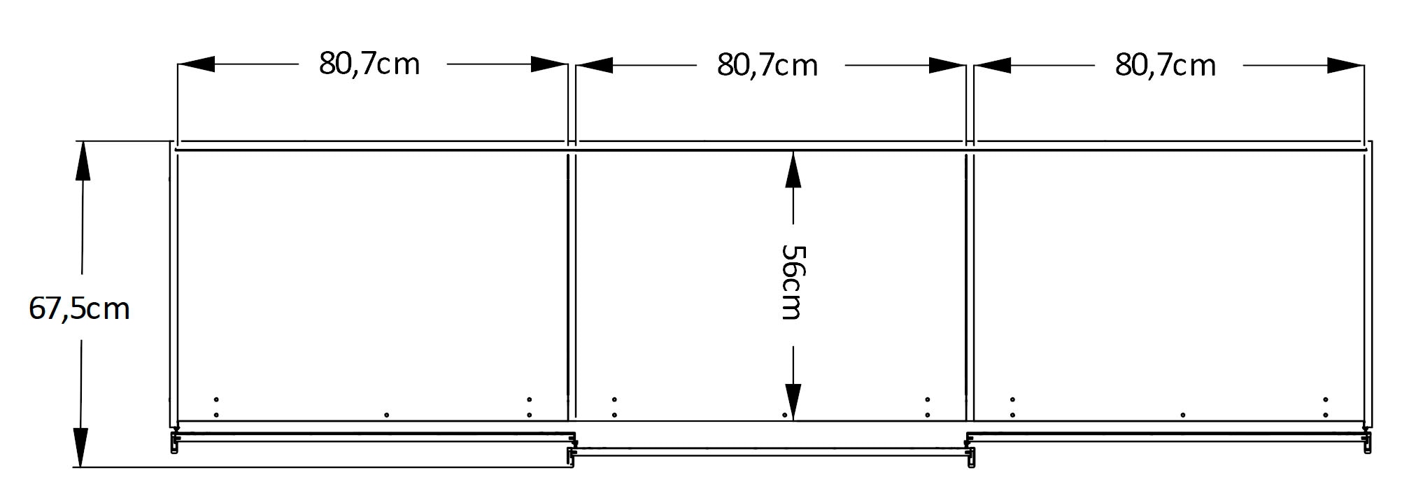 STAUD Schwebetürenschrank »Sinfonie Plus, edles Design in hochwertiger Qualität, Made in Germany« Mit Glasfront und vier verschiedenen Ausstattungsvarianten