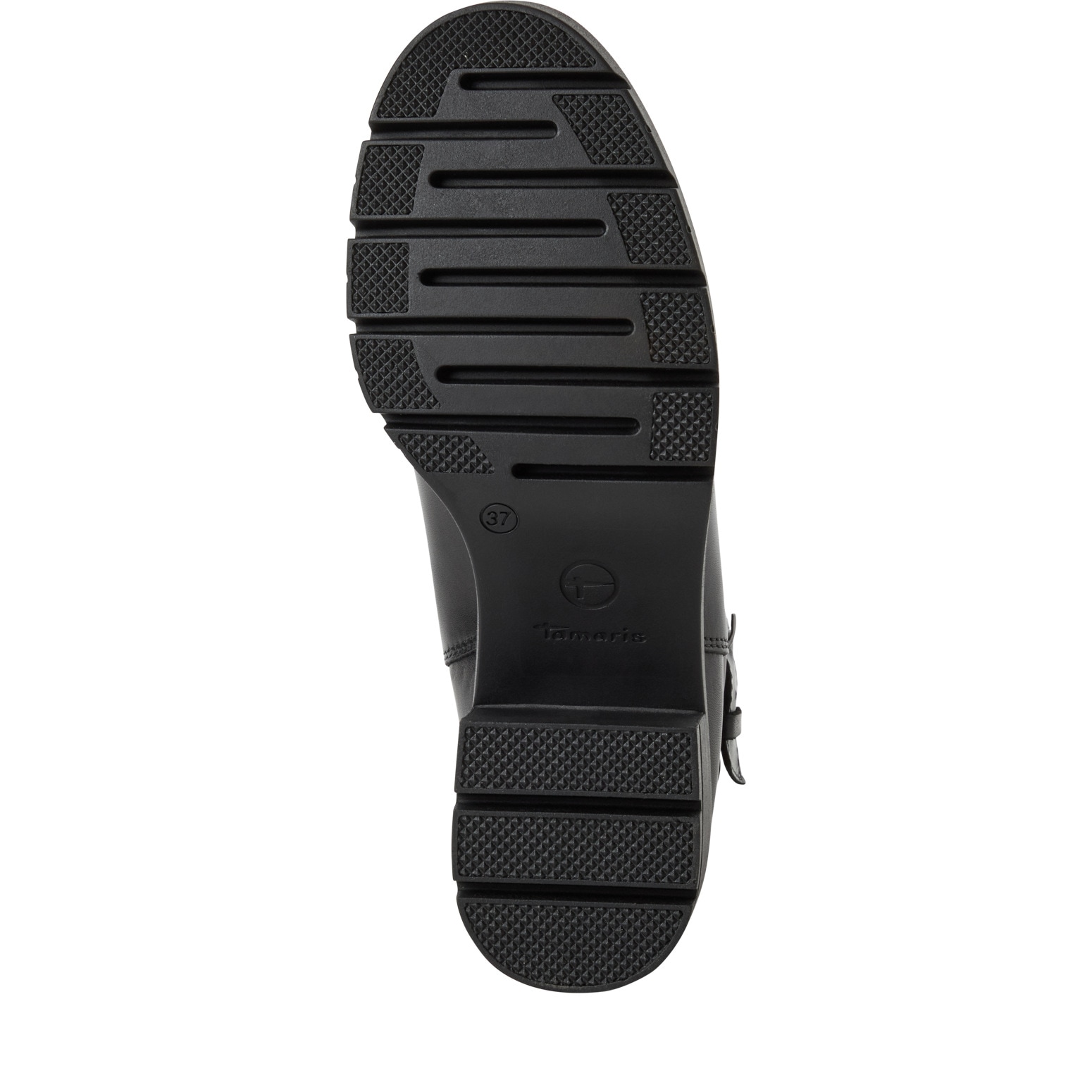 Tamaris Chelseaboots  , Blockabsatz, Stiefelette, Schlupfboots mit Ziernschnalle