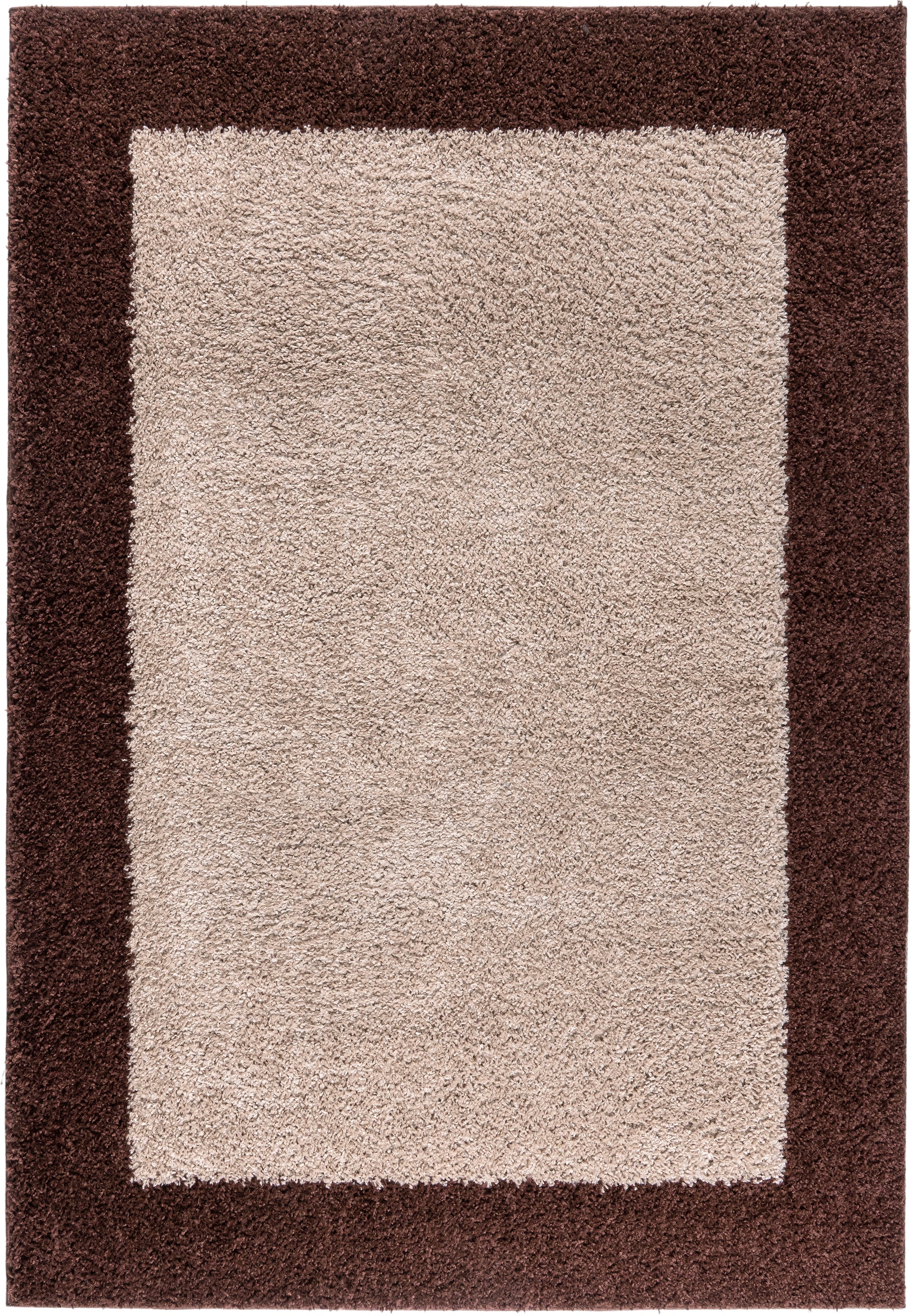 OTTO home Hochflor-Teppich »Liams« rechteckig 30 mm Höhe mit Bordüre, besonders weich und kuschelig, Wohnzimmer, Schlafzimmer