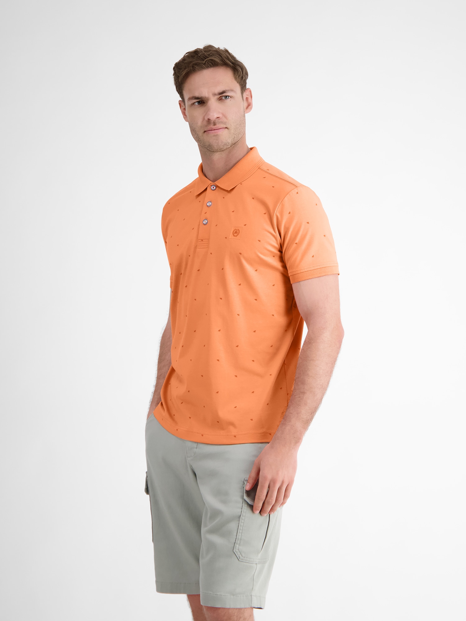 LERROS Poloshirt »LERROS Gemustertes COOL & DRY Poloshirt«