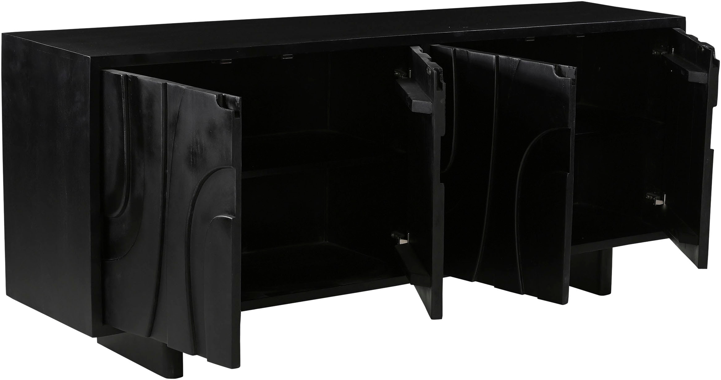 SIT Sideboard, (1 St.), mit Schnitzereien auf der Front