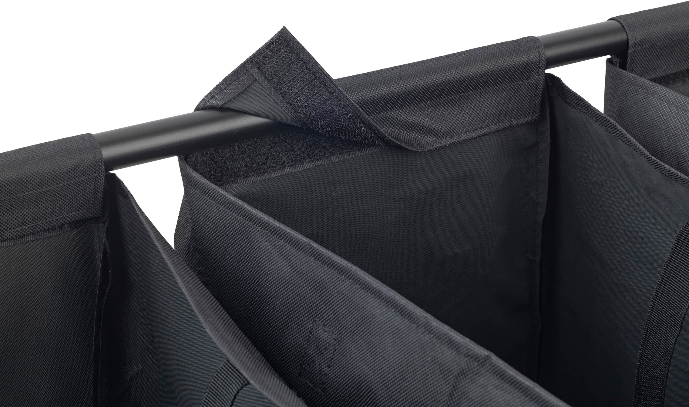 WENKO Wäschesortierer »Modell Herkules Laundry«, Teleskopsystem zum Klemmen, Befestigen ohne Bohren, mit Wäschesammler