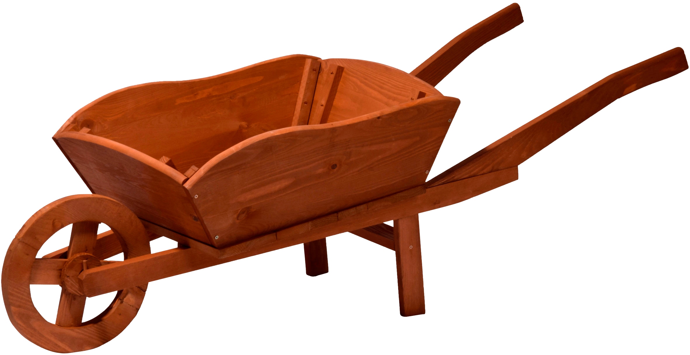 Dobar 29095e XXL-Pflanzschubkarre, 129,5 x 47 x 43 cm