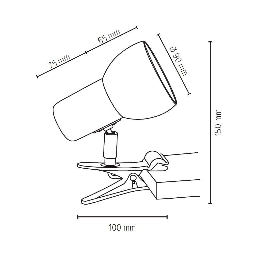 SPOT Light Klemmleuchte »SVENDA«, 1 mit 3 online Naturprodukt aus Massivholz, Jahren | Nachhaltig, Kopf XXL flammig-flammig, Garantie mit beweglichem kaufen