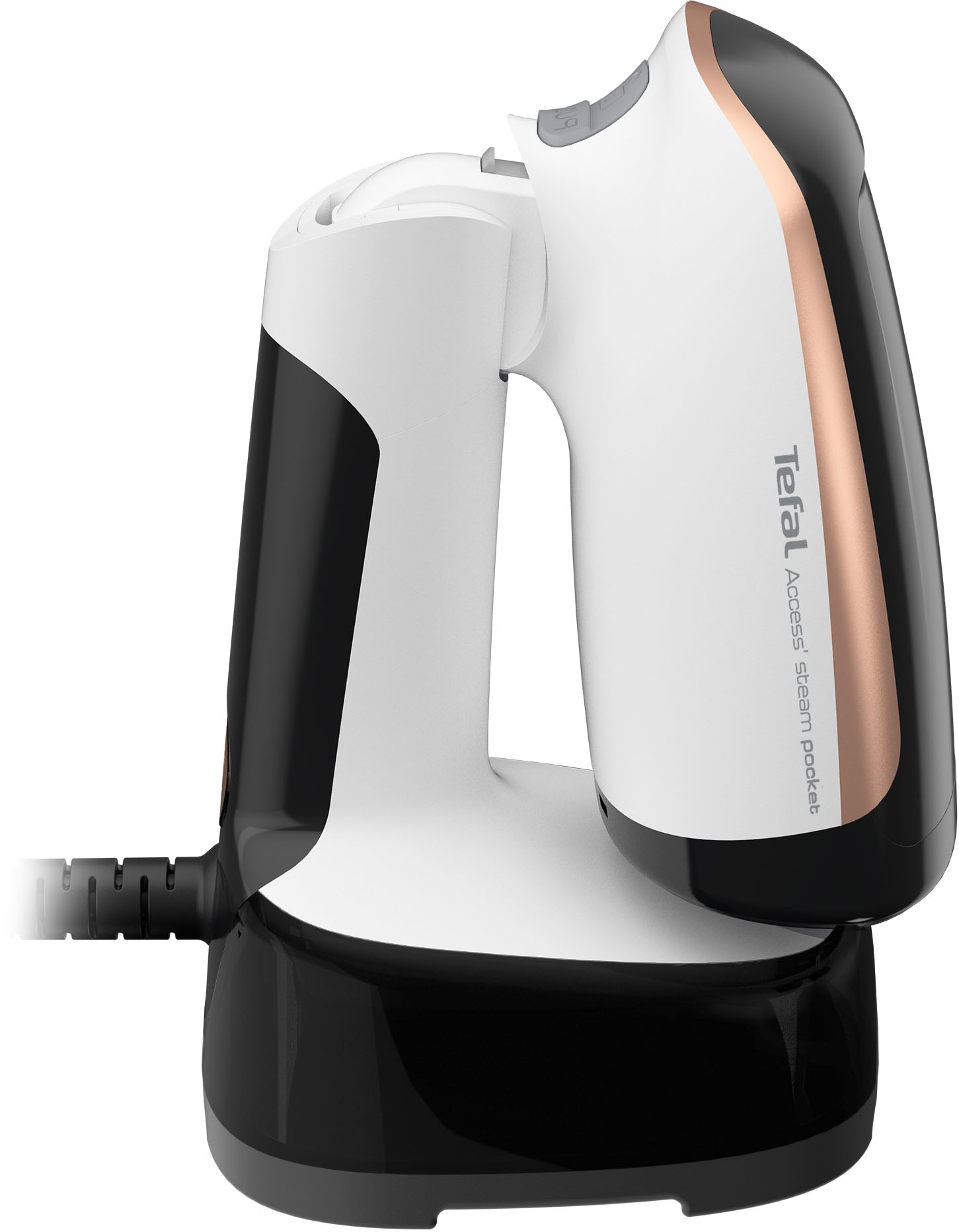 Tefal Dampfbürste »Access Steam Pocket, 1300 W, Steamer mit nur 15 Sekunden Aufheizzeit,«, 1300 W, kompaktes Design, klappbar, keimvernichtend, 120 ml Wassertank, DT3030