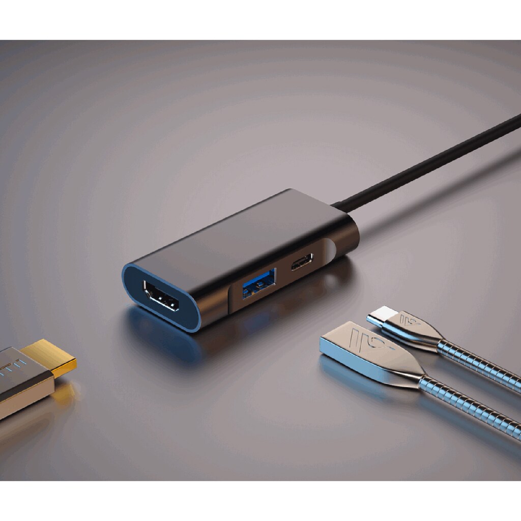 4smarts USB-Ladegerät »3in1 Kompakt Hub mit DeX-Funktion«