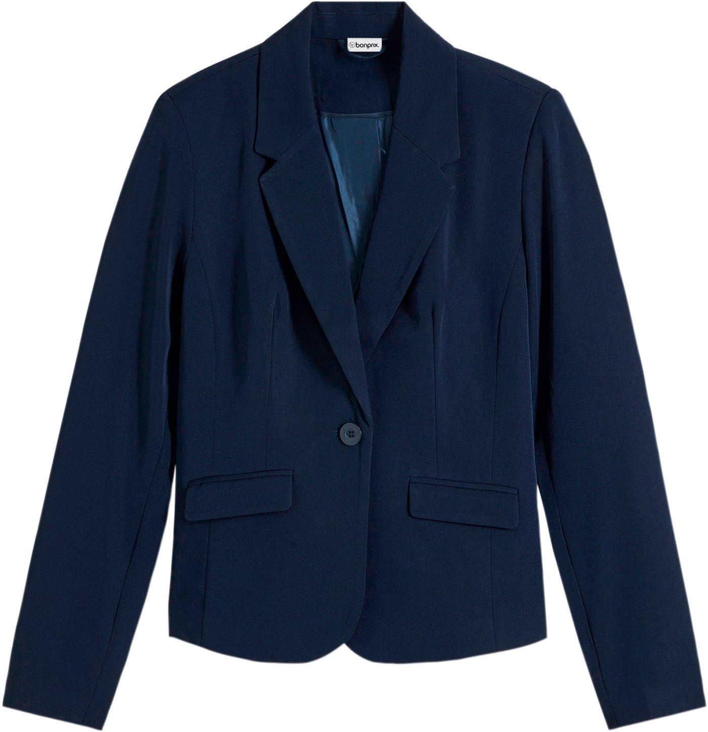 bonprix Kurzblazer »Kurzblazer« eleganter Stil, Slim Fit, aus Polyester und Elasthan