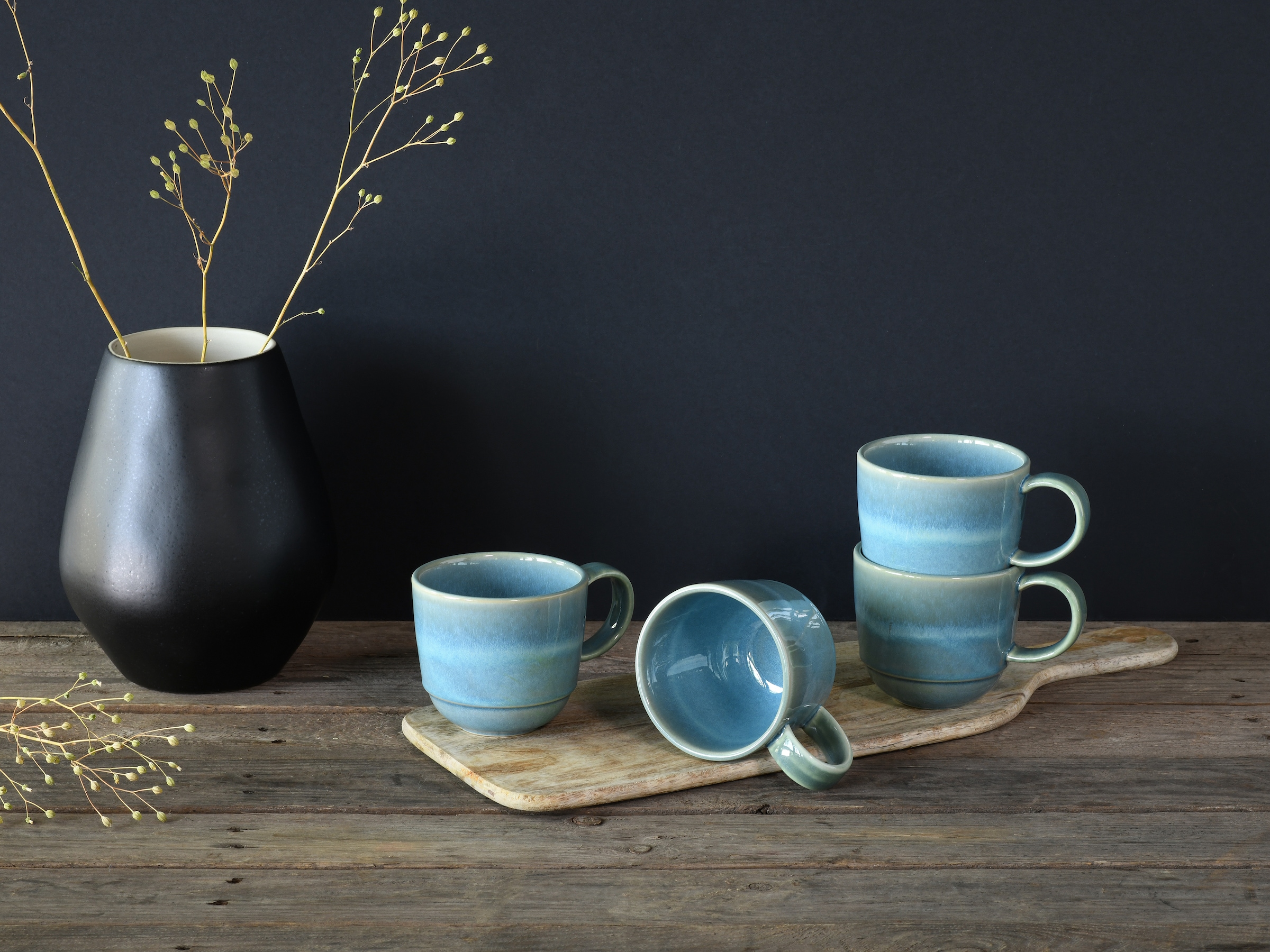 CreaTable Becher »Yuki« 370 ml, 4-teilig