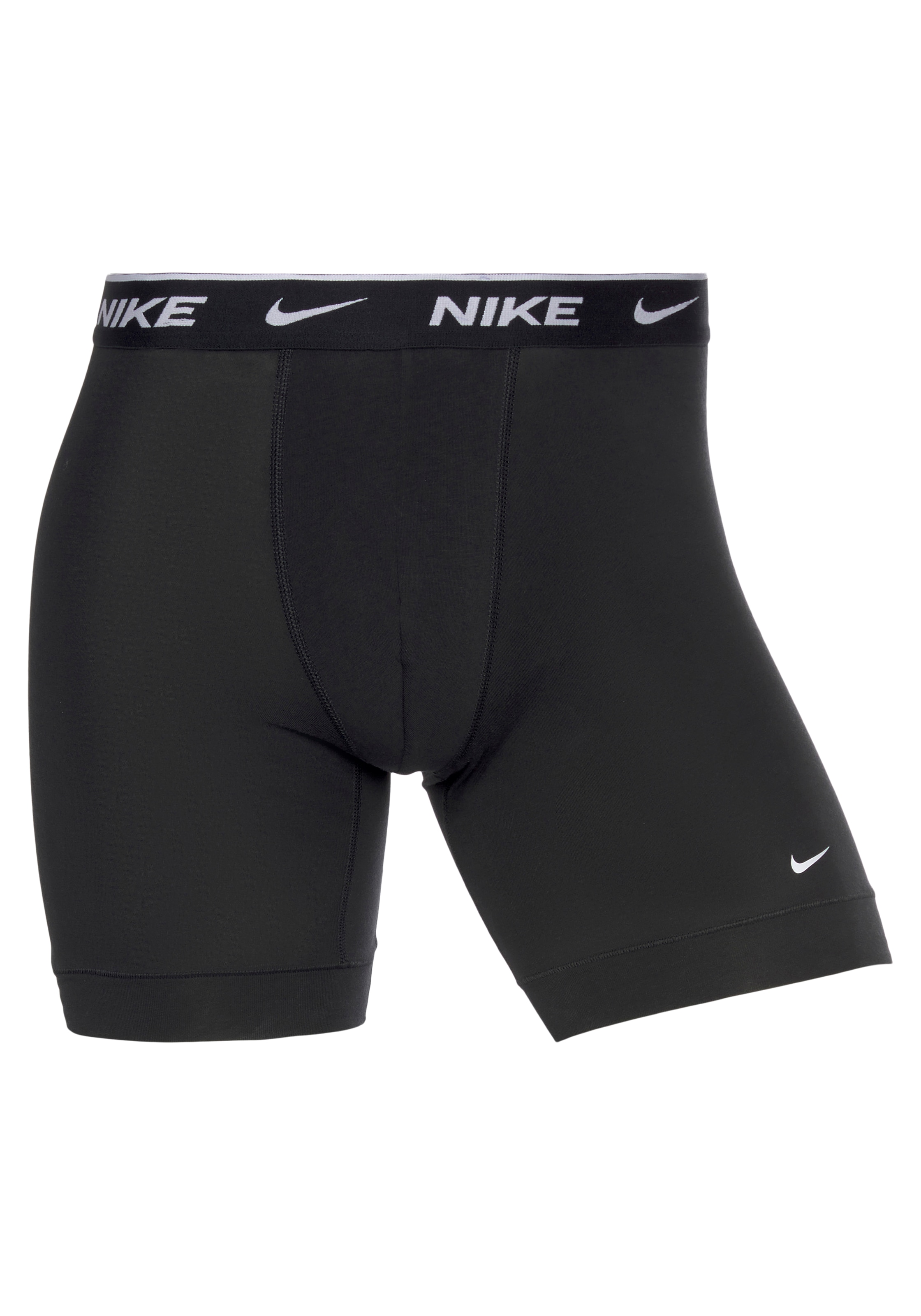 NIKE Underwear Boxer »BOXER BRIEF LONG 3PK«, (Packung, 3 St., 3er), mit Logo-Elastikbund