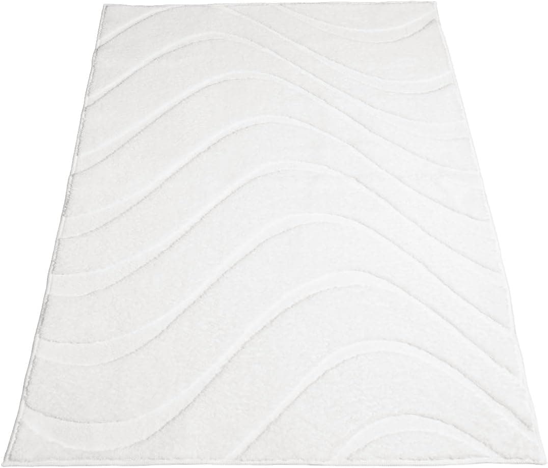 Carpet City Badematte »BAT400,  Badteppich uni« Höhe 11 mm rutschhemmend beschichtet fußbodenheizungsgeeignet Teppich Badezimmer, Badvorleger, Anti-Rutsch, Waschbar, Duschmatte