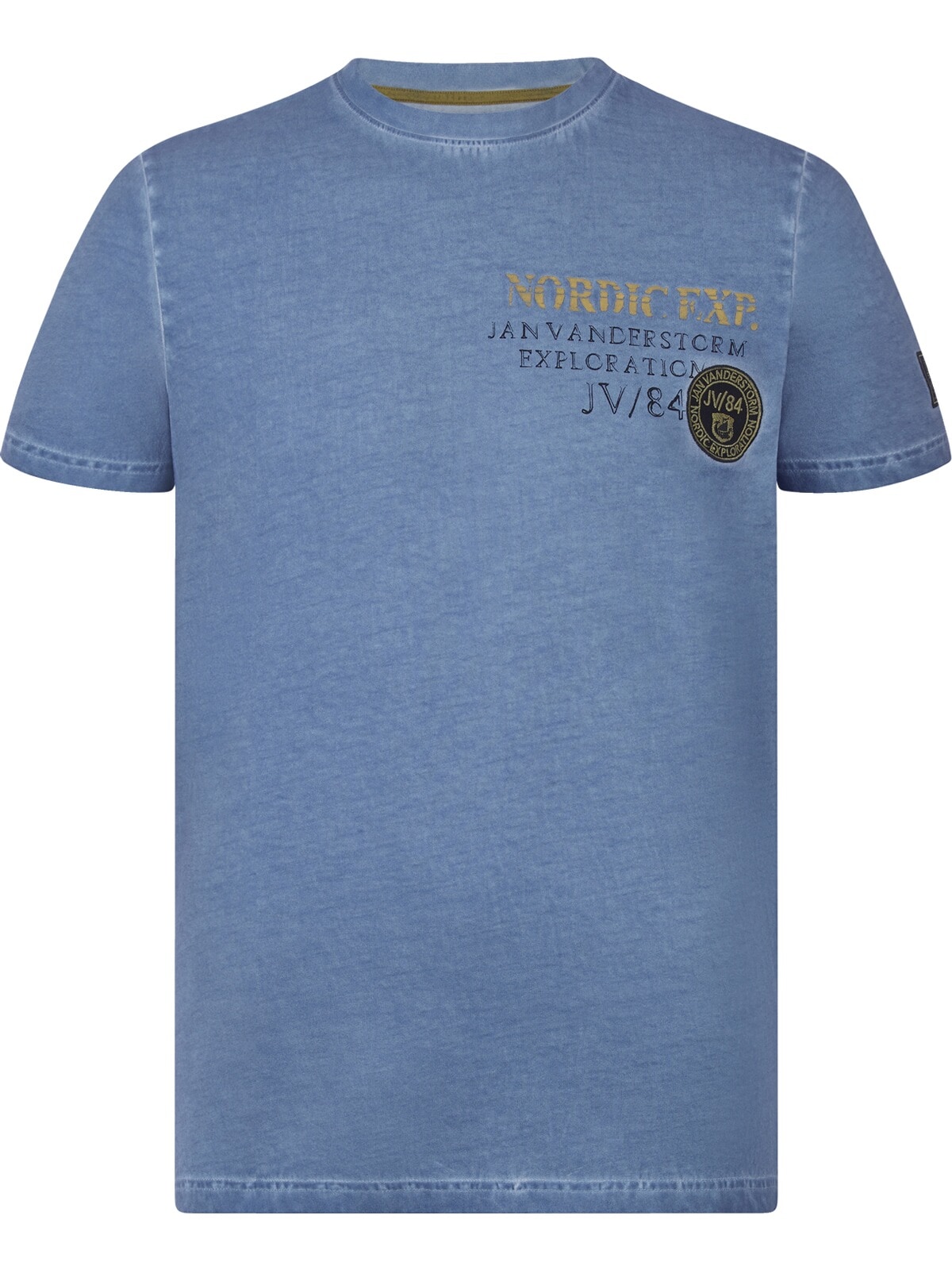 Jan Vanderstorm T-Shirt »T-Shirt ANDJORN«, (1 tlg.), mit nordischen Aufdruck