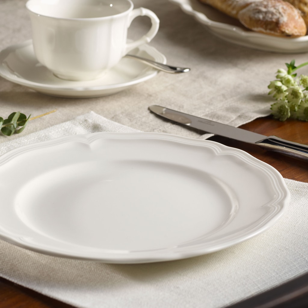 Villeroy & Boch Frühstücksteller »Frühstücksteller Manoir ø 20,7 cm 6er Set weiß«