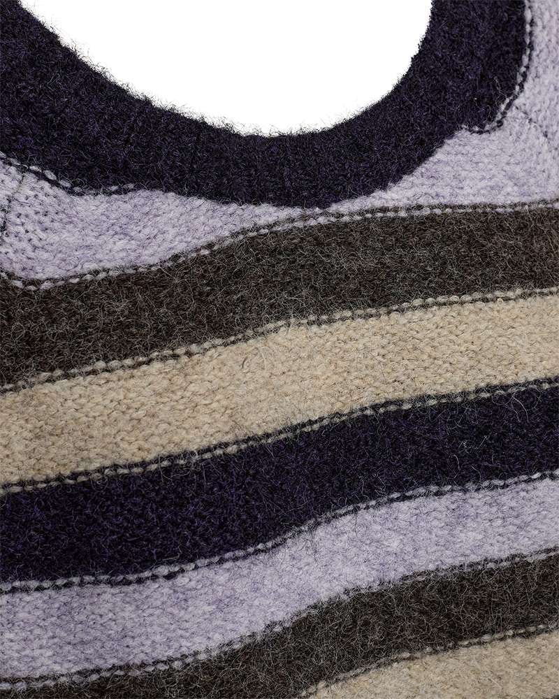 FREEQUENT 3/4 Arm-Pullover »Style Lulu« Strickpullover im Streifen-Look / Rundhals