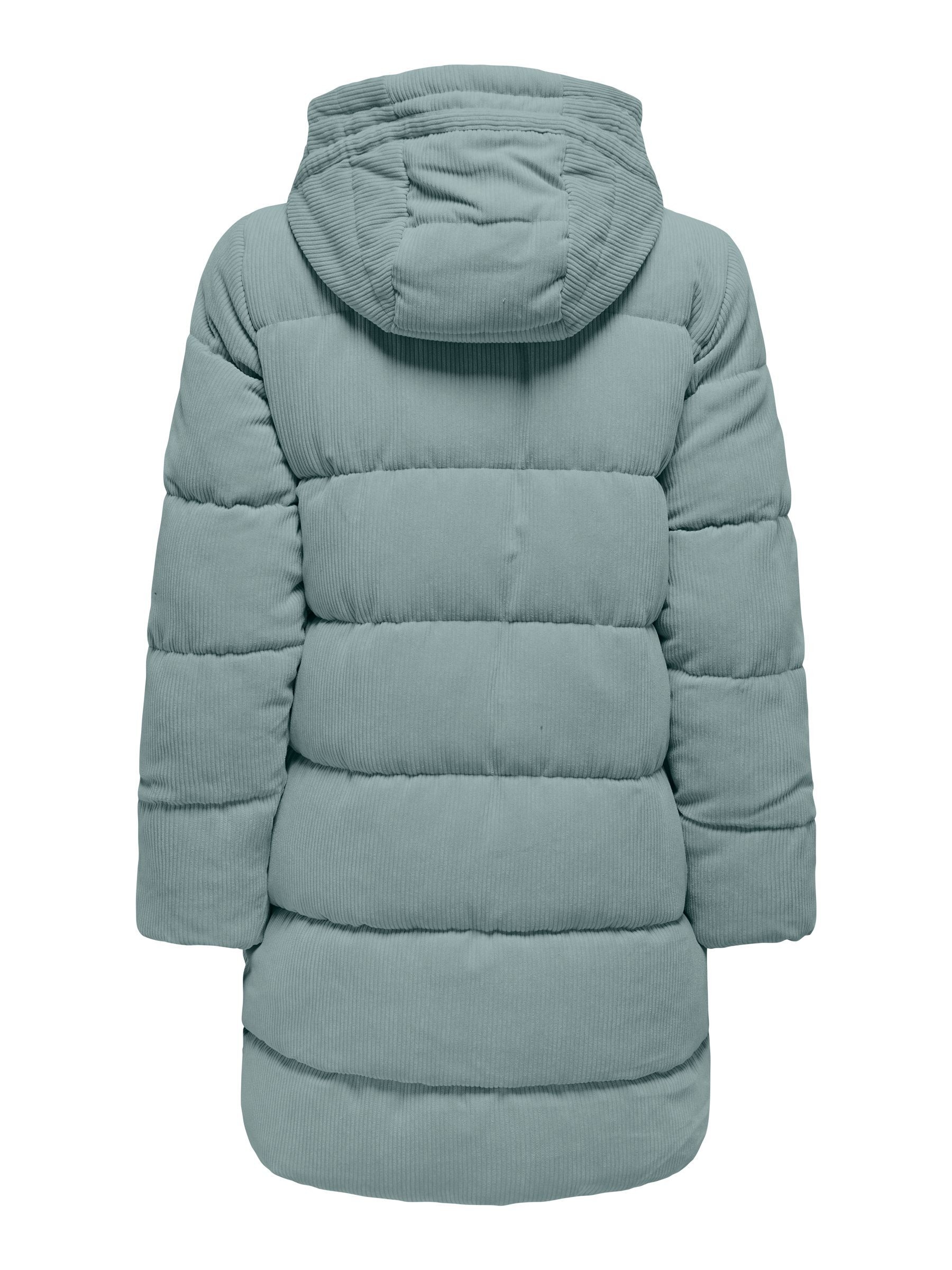ONLY Steppjacke »ONLDOLLY LONG CORDUROY PUFFER OTW«, mit Kapuze, aus feinem Cordmaterial